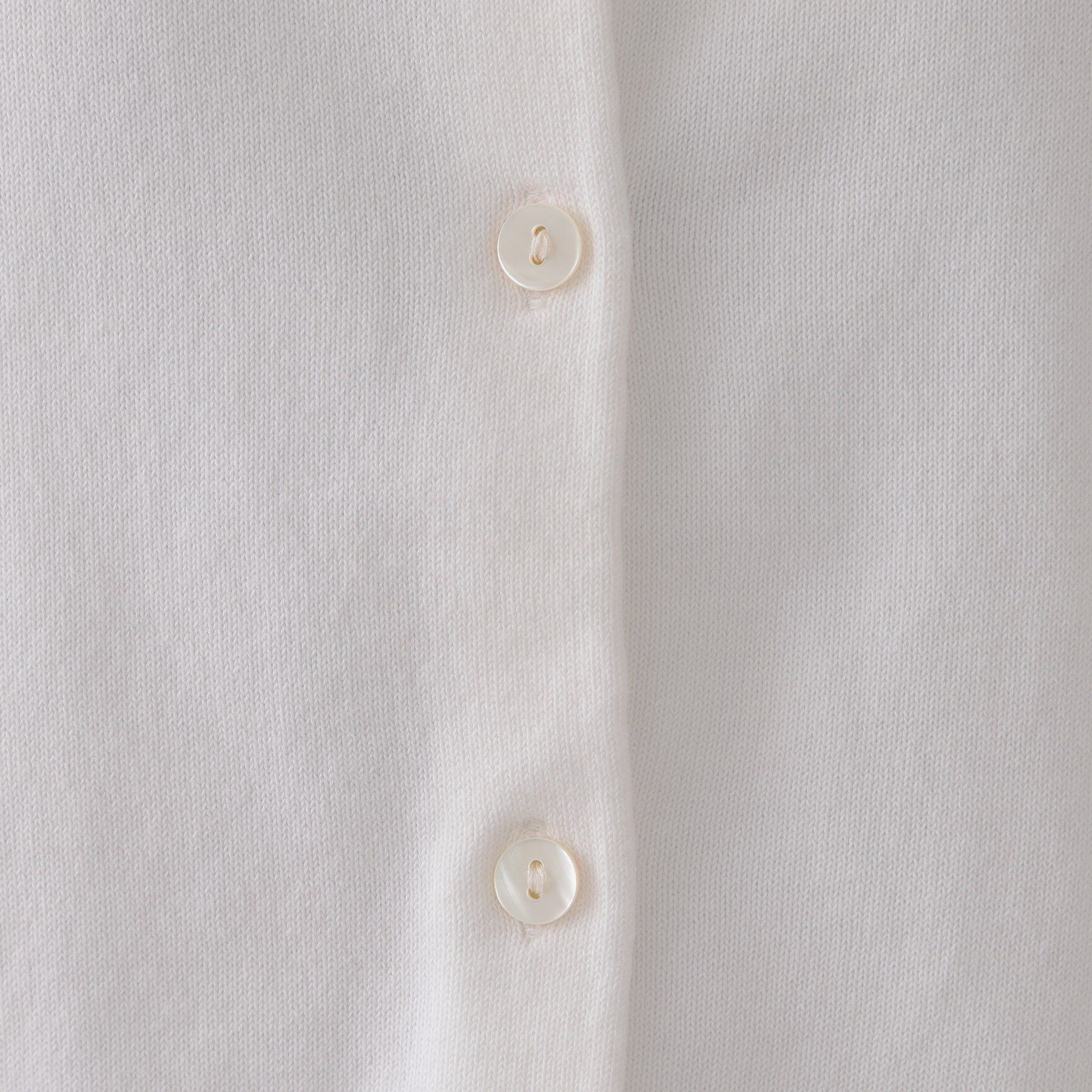 OPAQUE.CLIP「クルーネックニットカーディガン/オーガニックコットン混【UV/洗濯機洗い可】」|カーディガン|