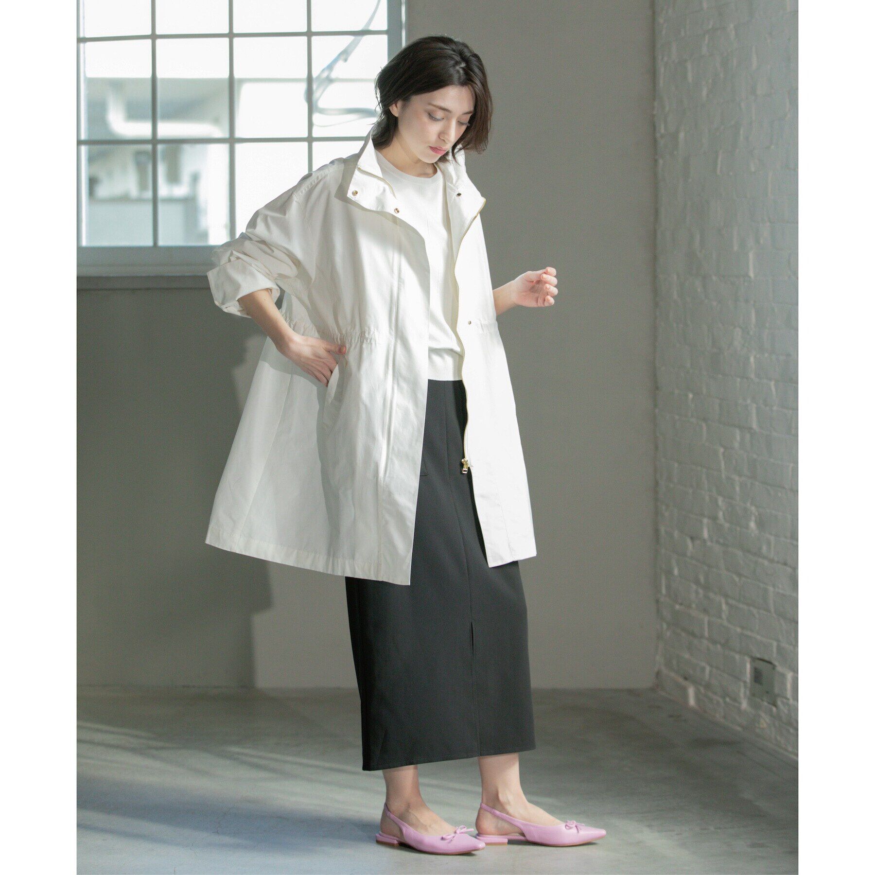 OPAQUE.CLIP「《CLASSY掲載》ミドルスタンドコート【洗濯機洗い可】」|その他|