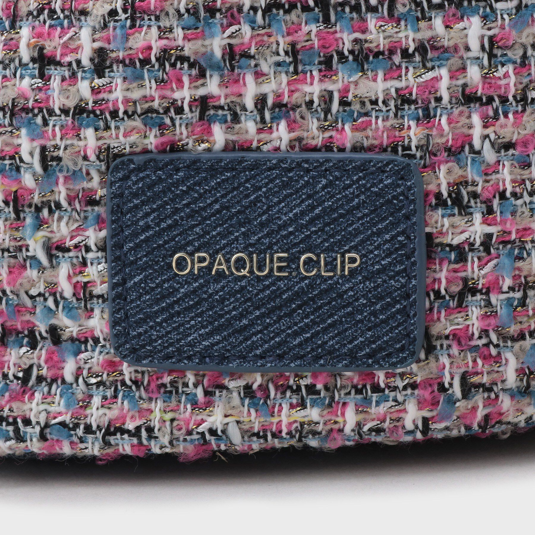OPAQUE.CLIP「【2WAY】ツイードコンビミニショルダー」|ショルダー・メッセンジャー|