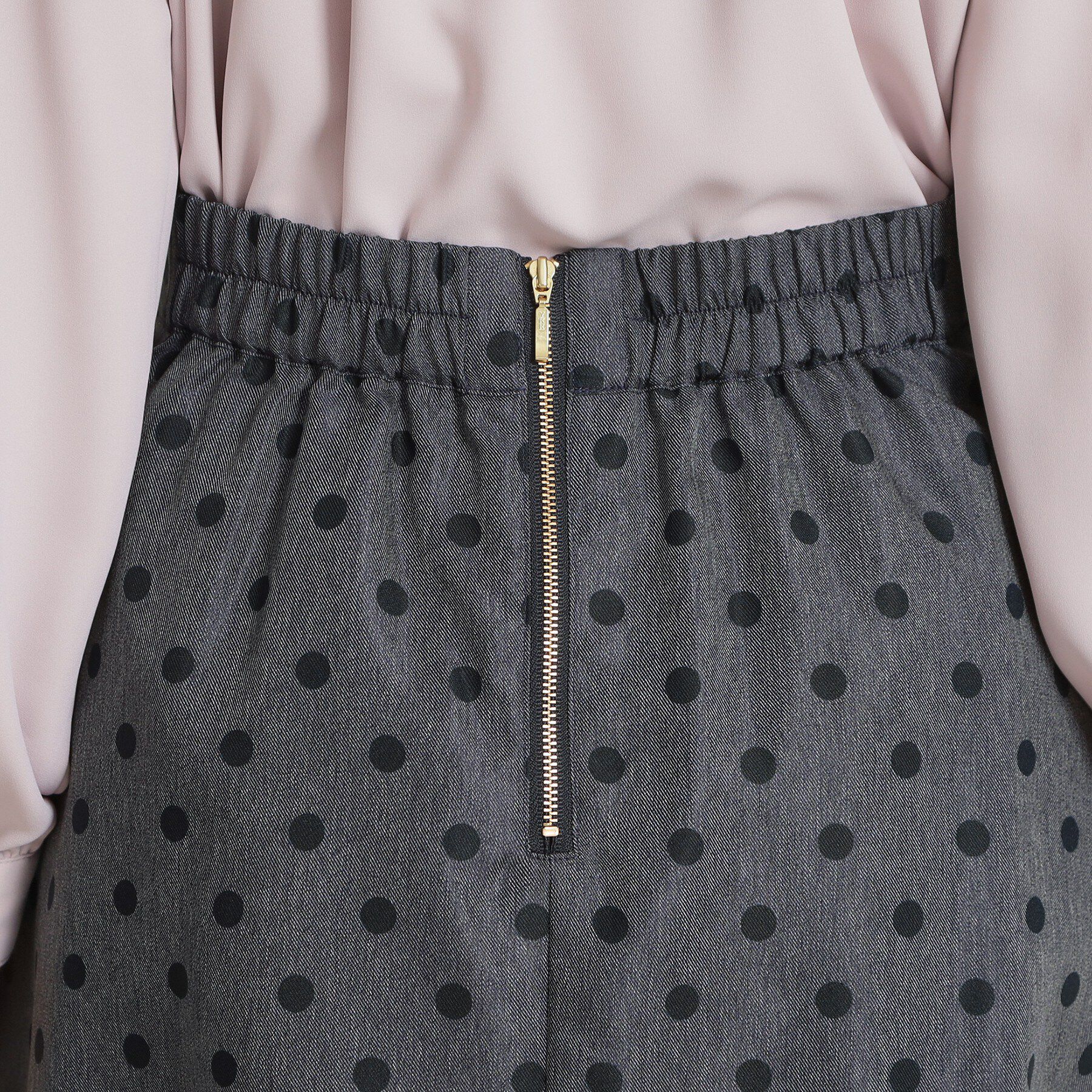 Couture broach「デニムライクドットスカート」|スカート|