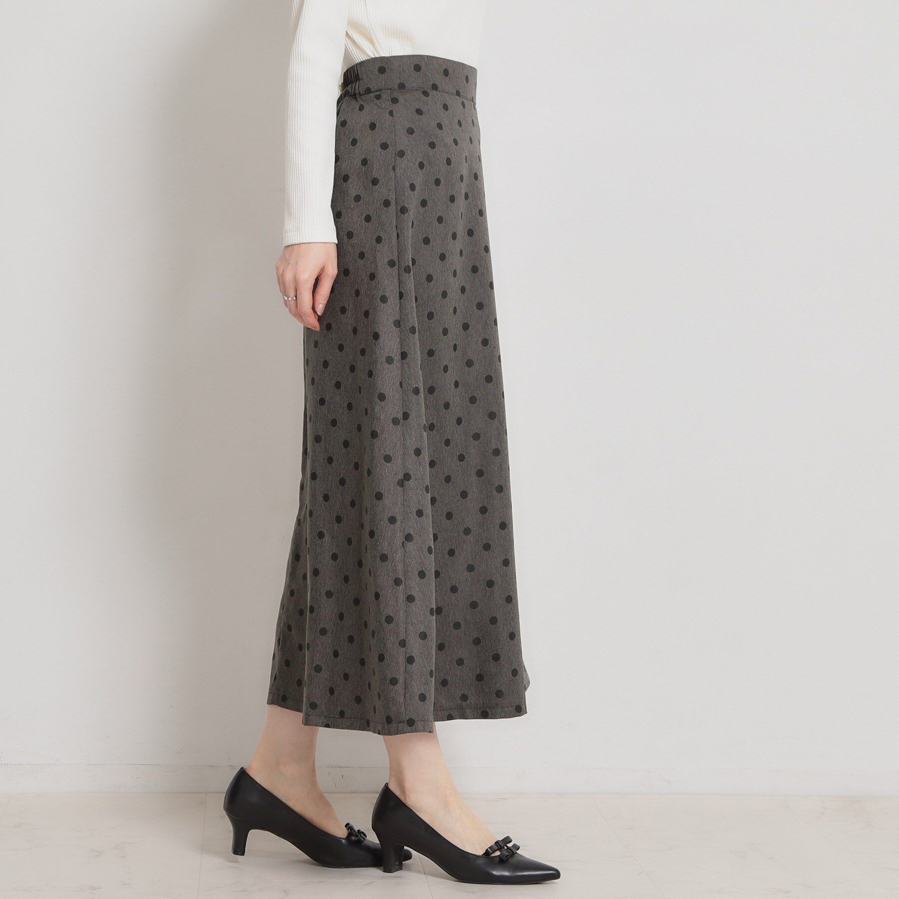 Couture broach「デニムライクドットスカート」|スカート|