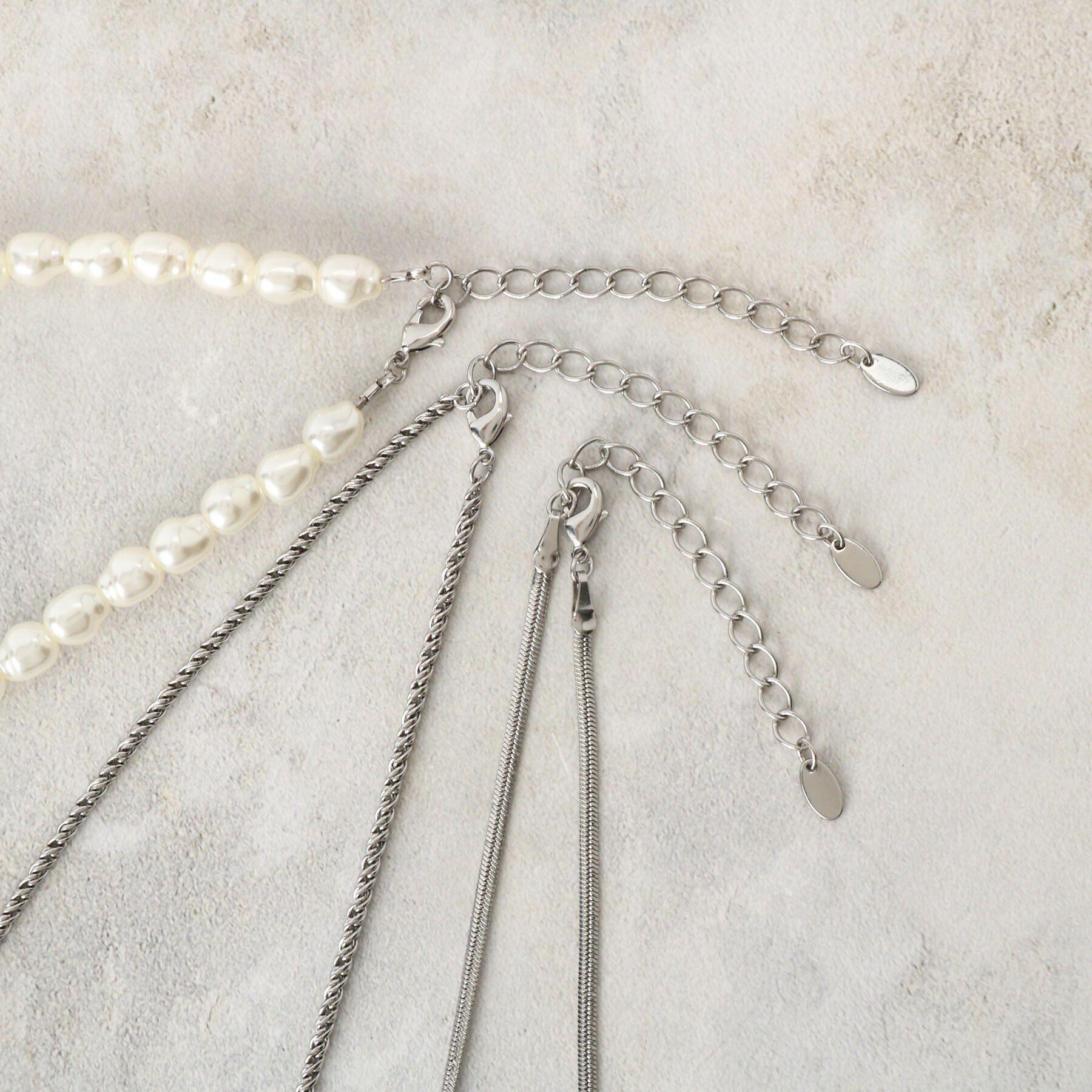 THE SHOP TK「3WAYショートネックレス」|ネックレス|