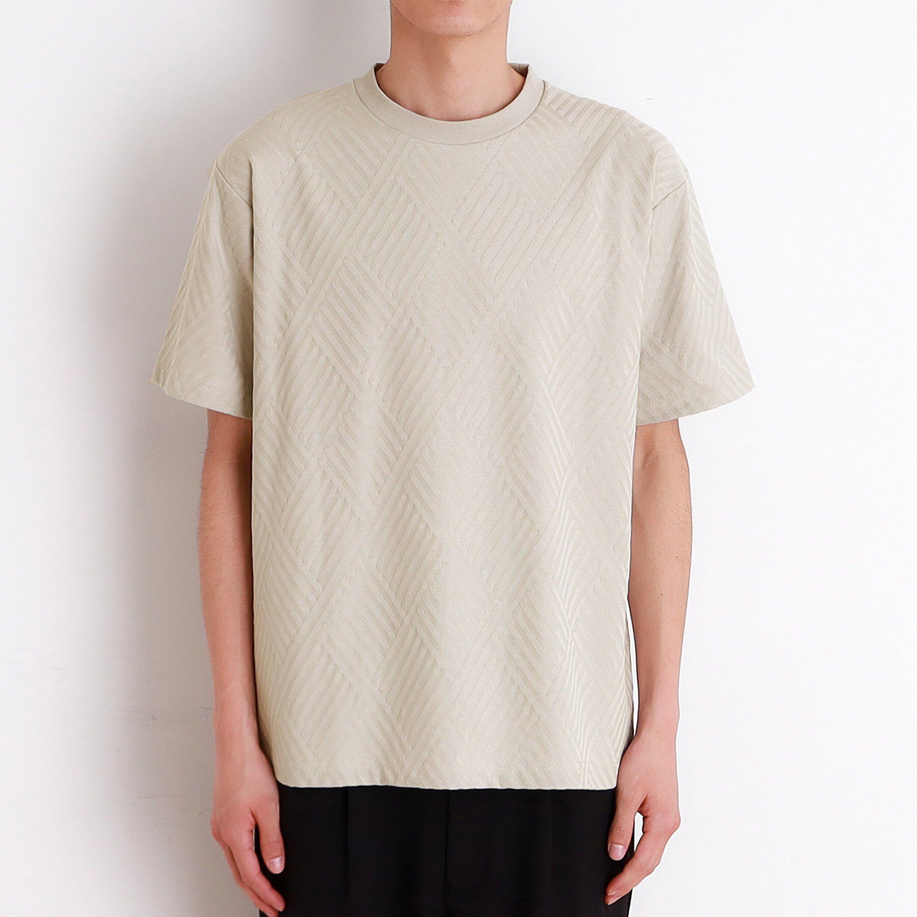 THE SHOP TK「リンクスジャカード半袖Ｔシャツ」|Tシャツ・カットソー|