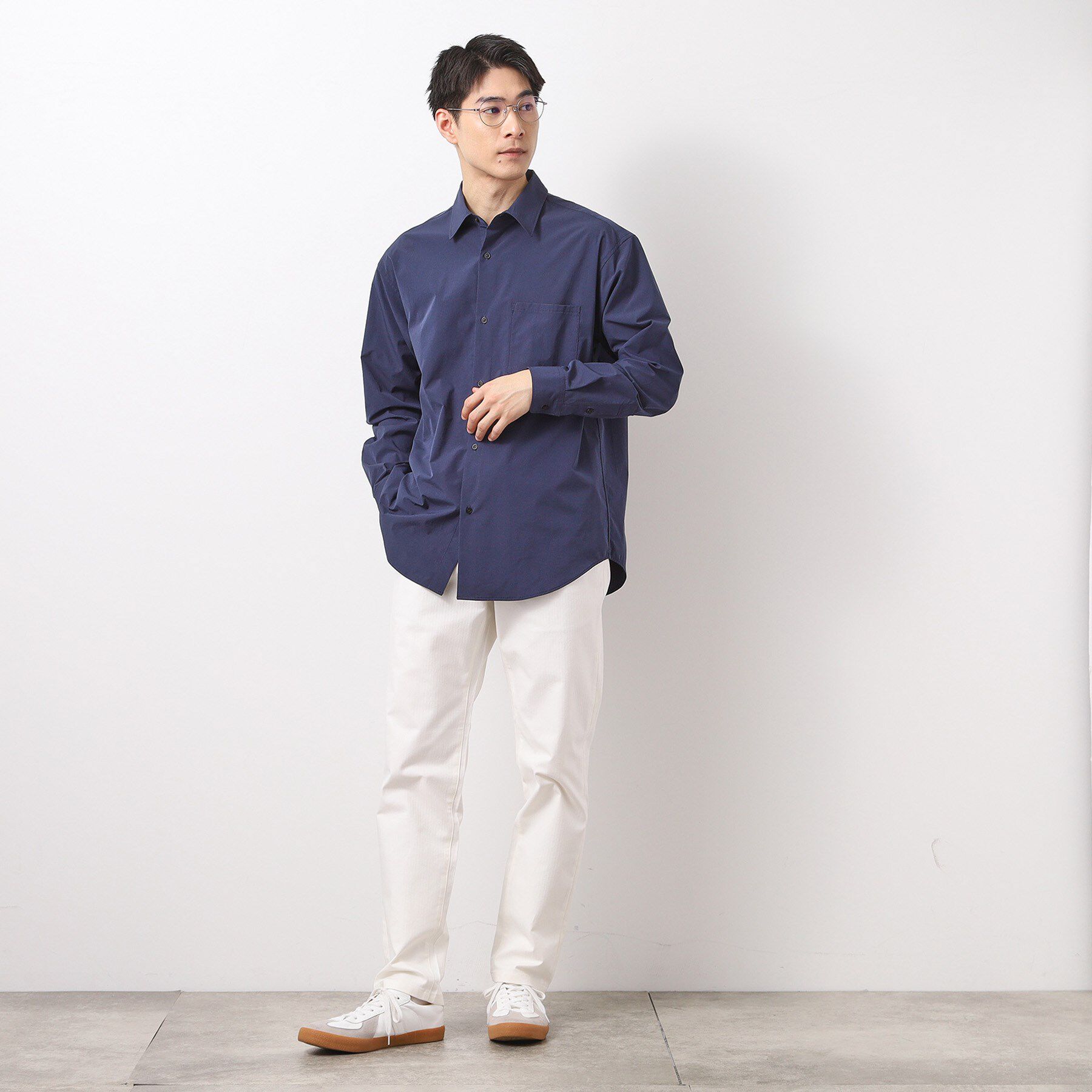 THE SHOP TK「CAVEブロードシャツ【吸水速乾/イージーケア/アンチピリング/洗濯機OK】」|シャツ・ブラウス|