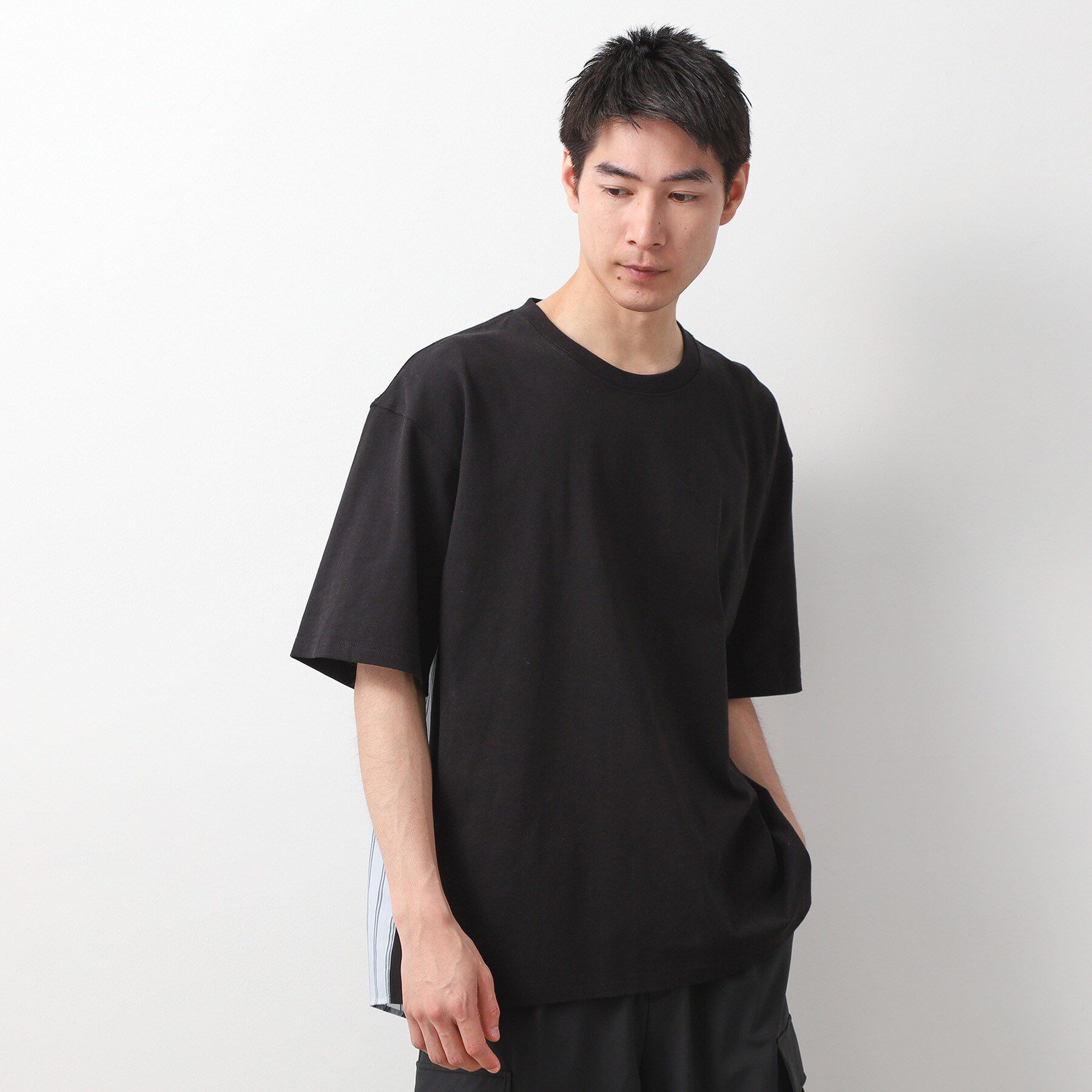 THE SHOP TK「エシカルブロード切替Tシャツ」|Tシャツ・カットソー|