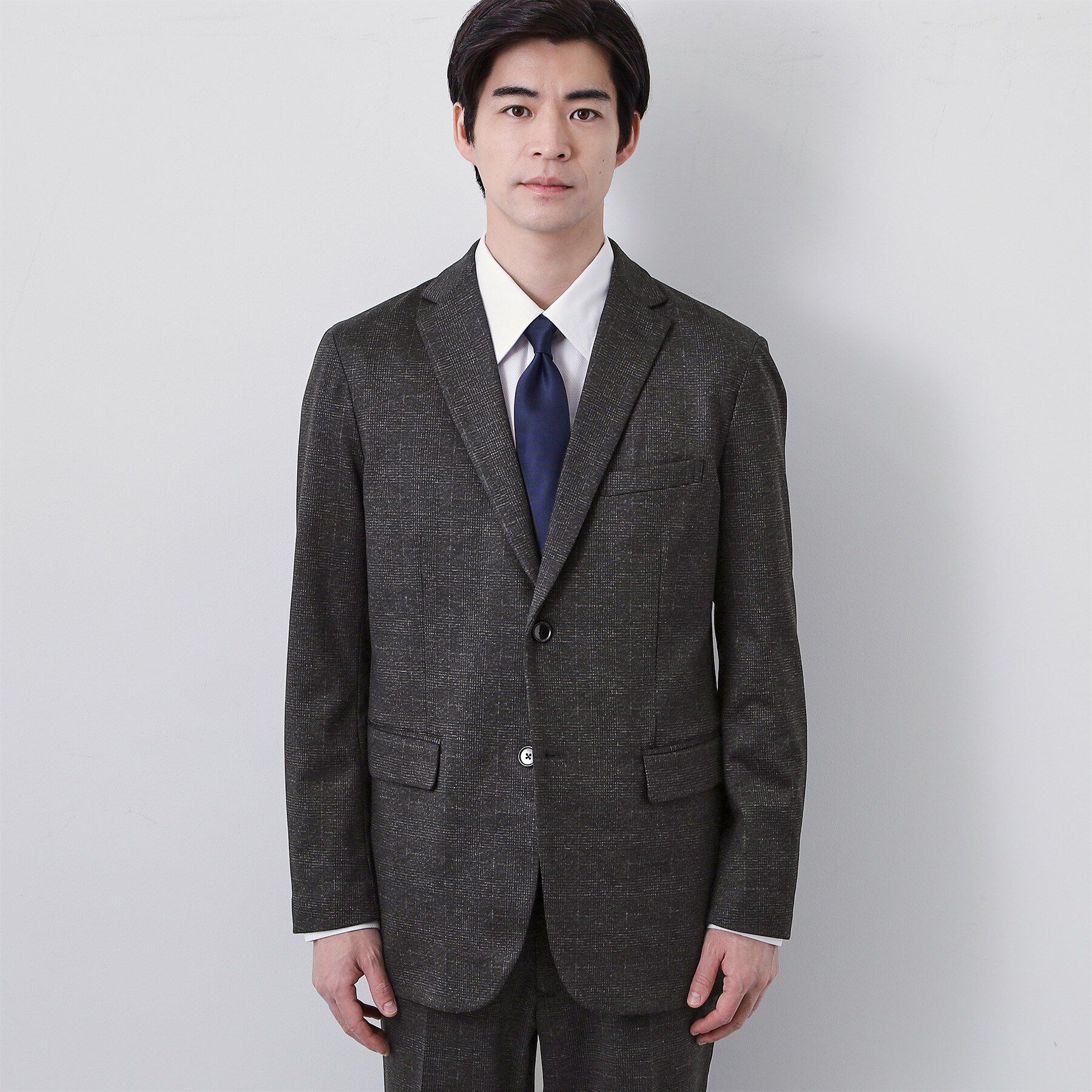 THE SHOP TK「【動きやすい、快適ビジネスジャケット】TRジャージ ジャケット　セットアップ可/洗濯機OK/ストレッ」|テーラードジャケット|