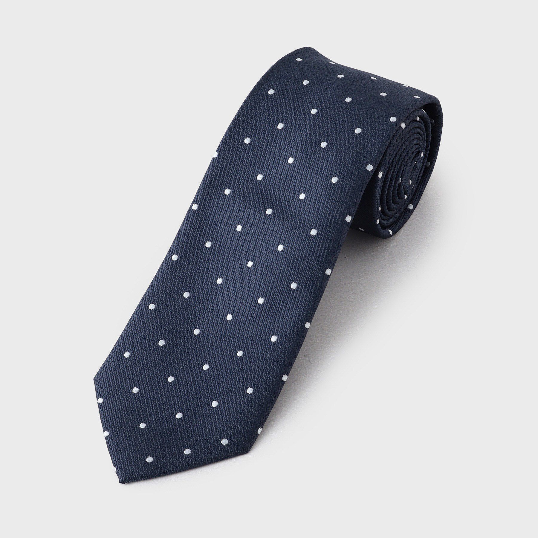 THE SHOP TK「ドット柄 アソート ネクタイ 【洗濯機OK】」|ネクタイ・蝶ネクタイ|ネイビー(894)