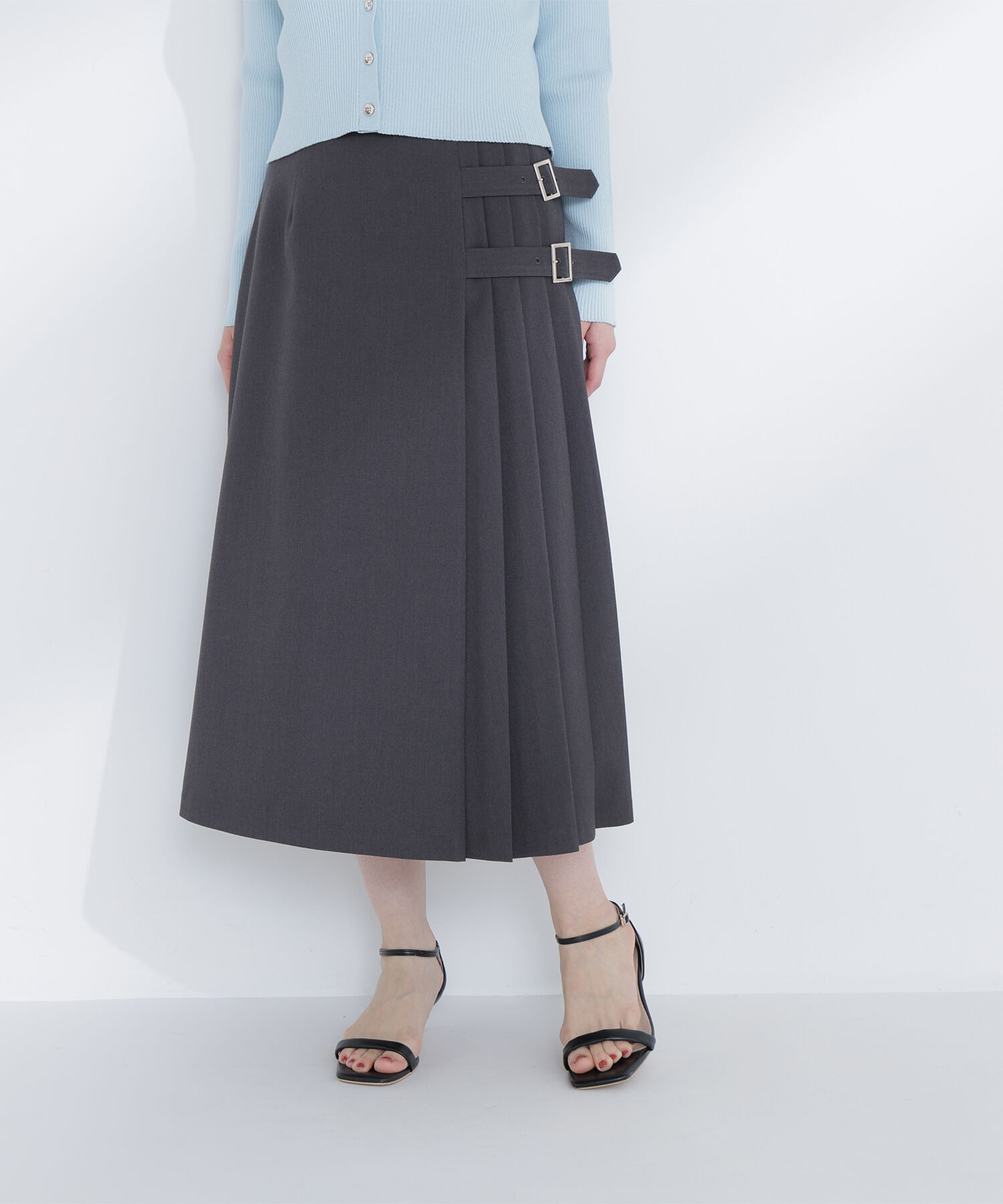  「サイドプリーツスカート」|スカート|