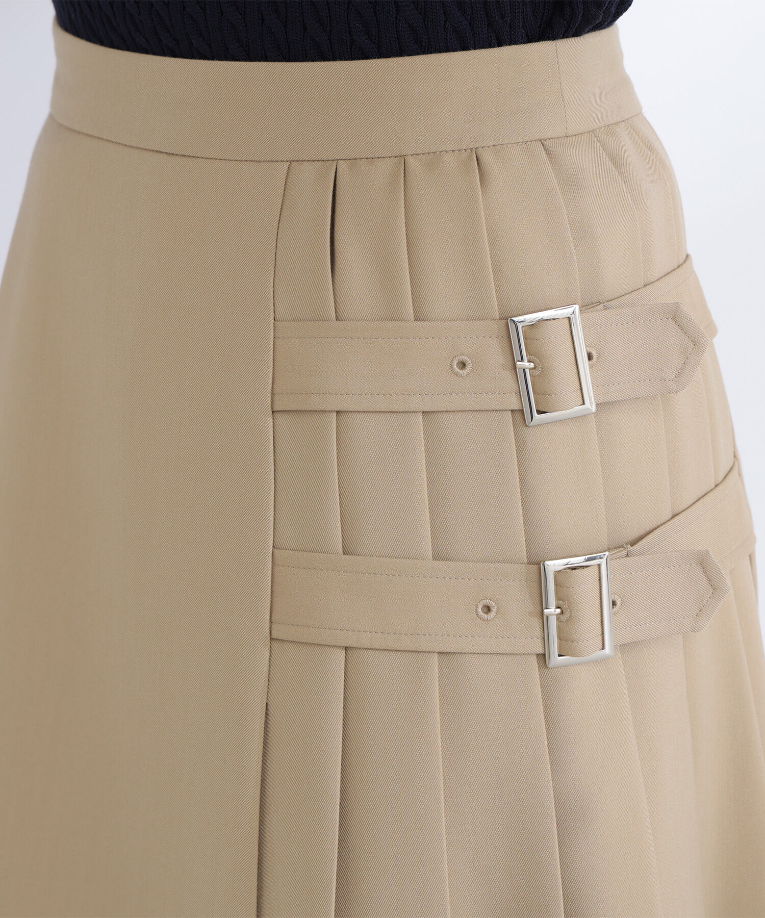  「サイドプリーツスカート」|スカート|