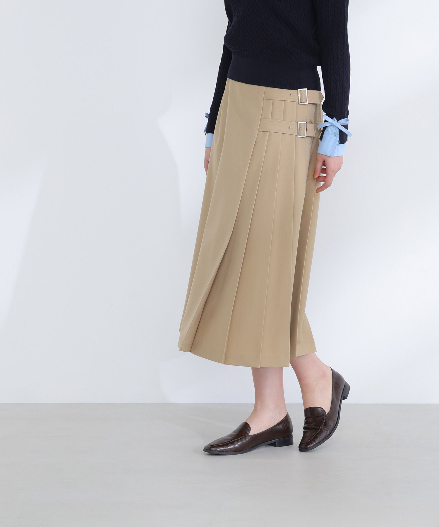  「サイドプリーツスカート」|スカート|