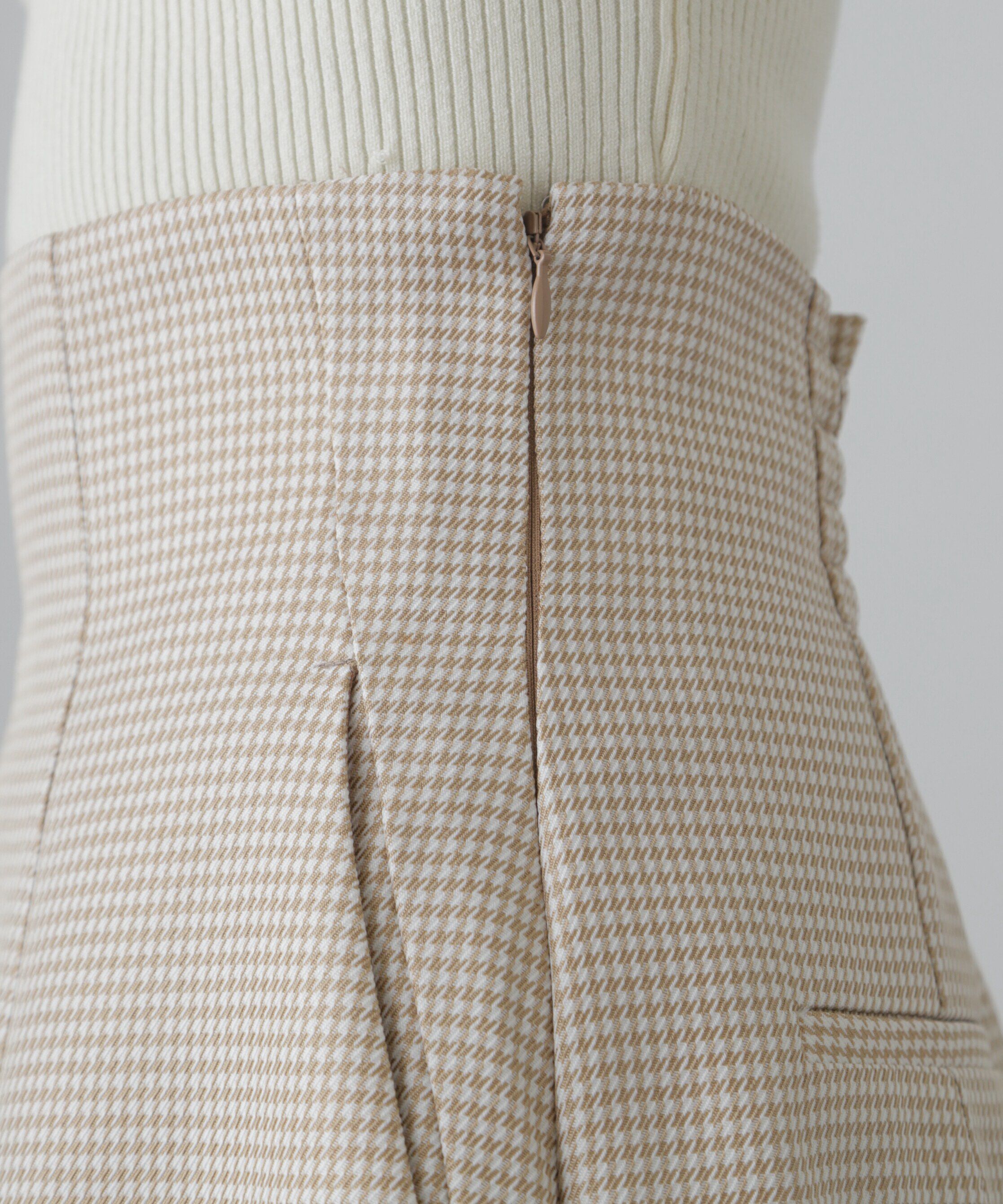  「ギンガムチェックハイウエストミニスカート」|スカート|