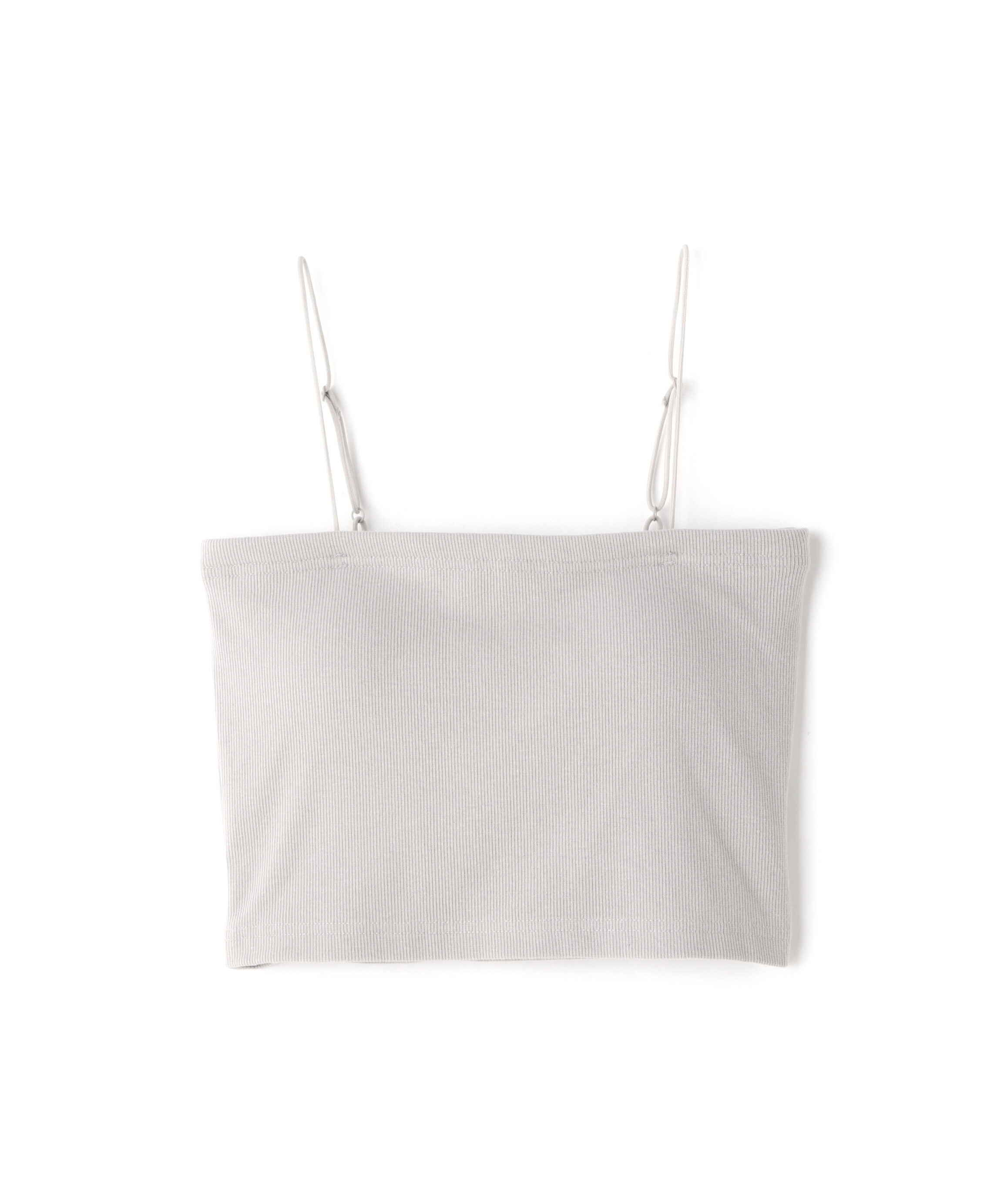  「カップ付きショート丈キャミソール」|Tシャツ・カットソー|