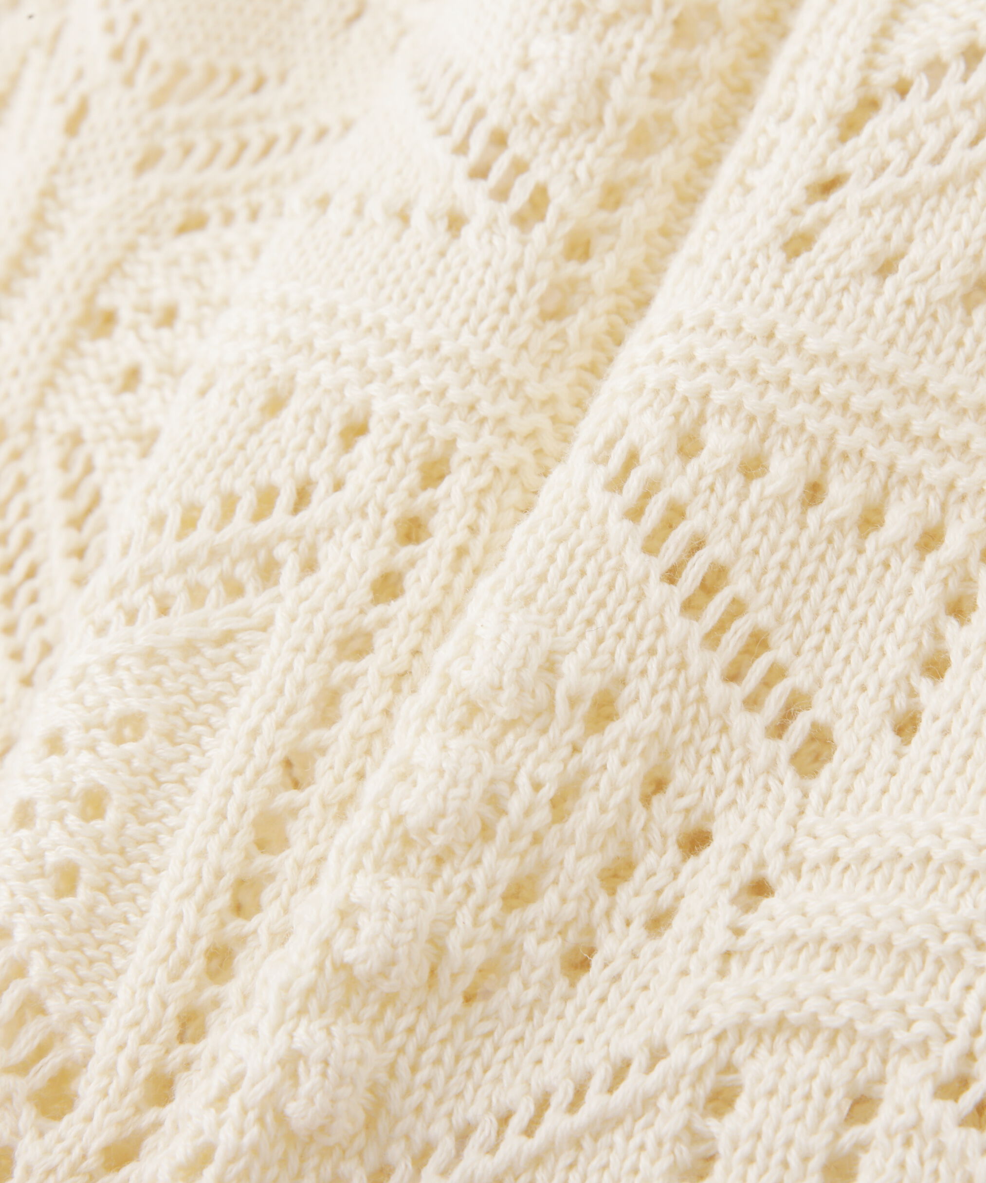  「透かし編みクロップドニットカーディガン」|ニット・セーター|