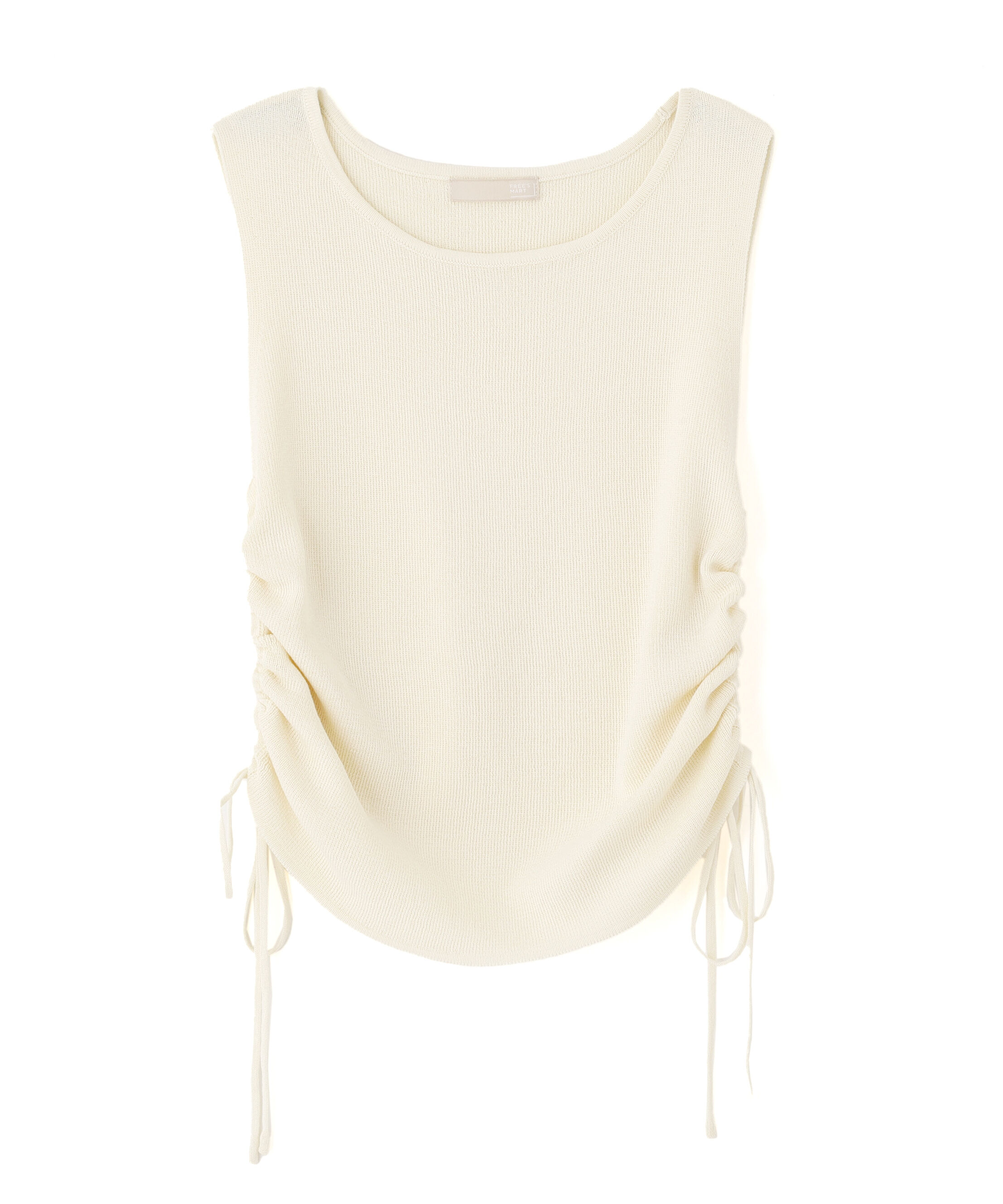  「サイドドロストノースリーブニット」|ニット・セーター|