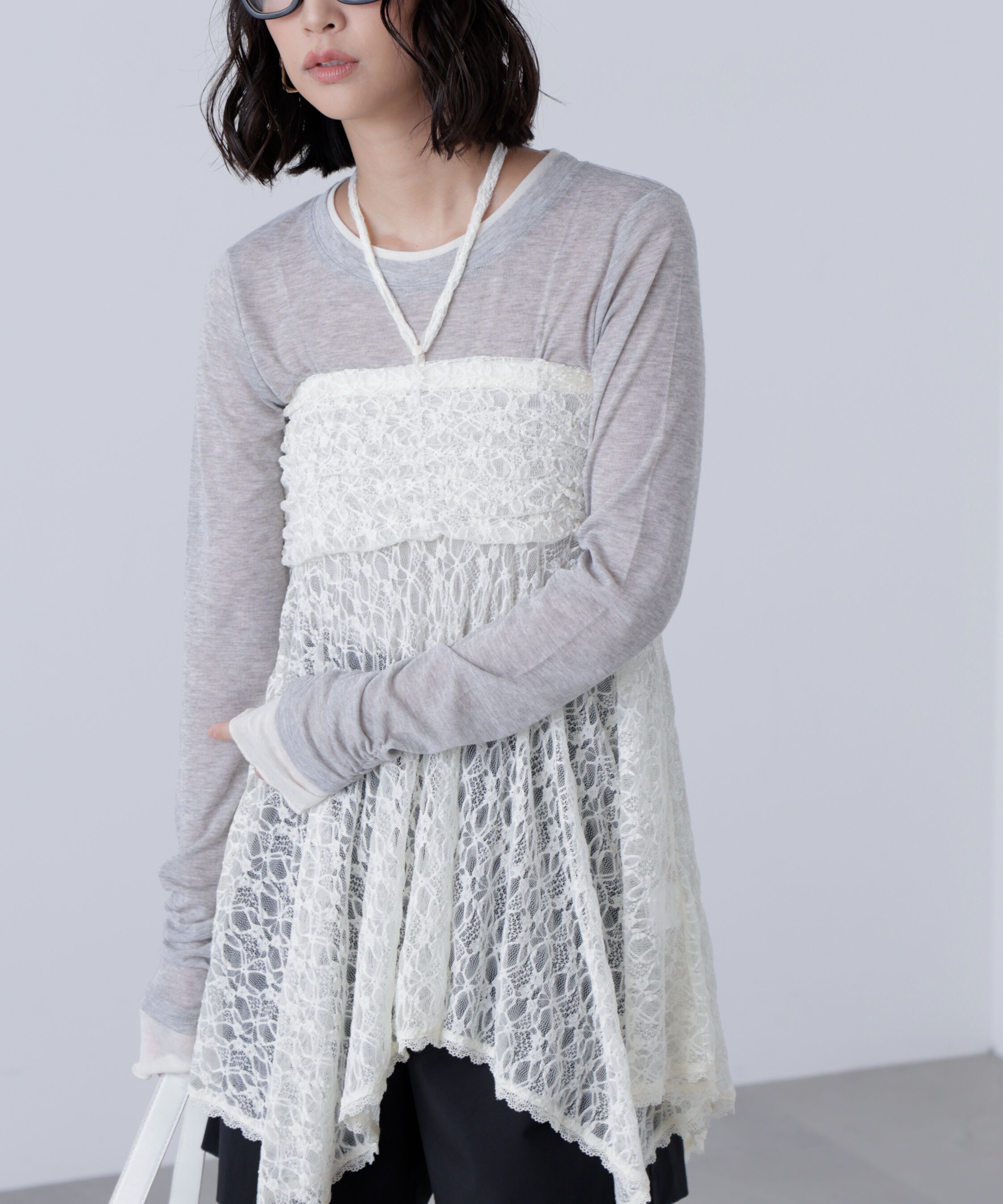  「2wayイレヘムミディスカート」|スカート|