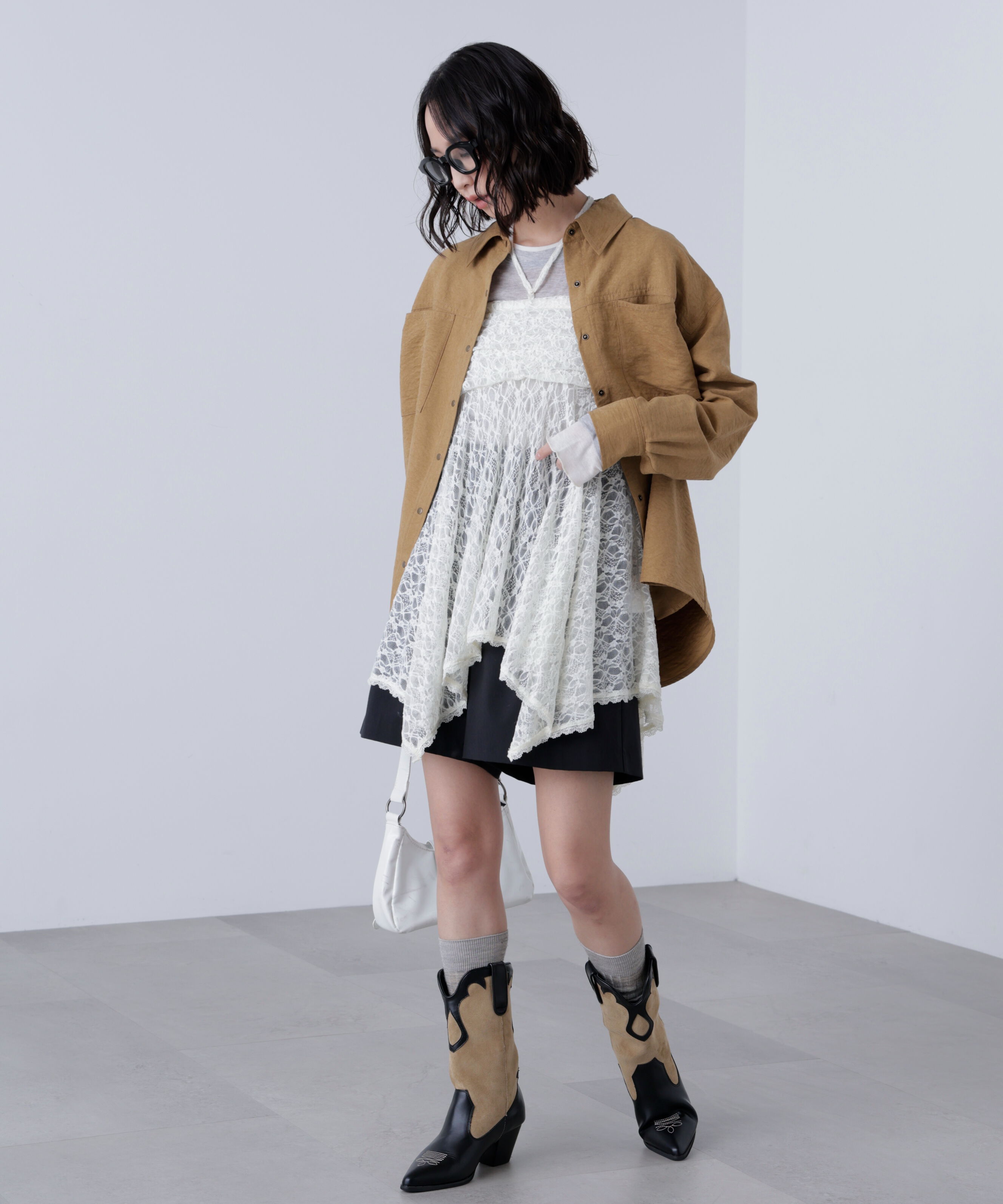  「2wayイレヘムミディスカート」|スカート|