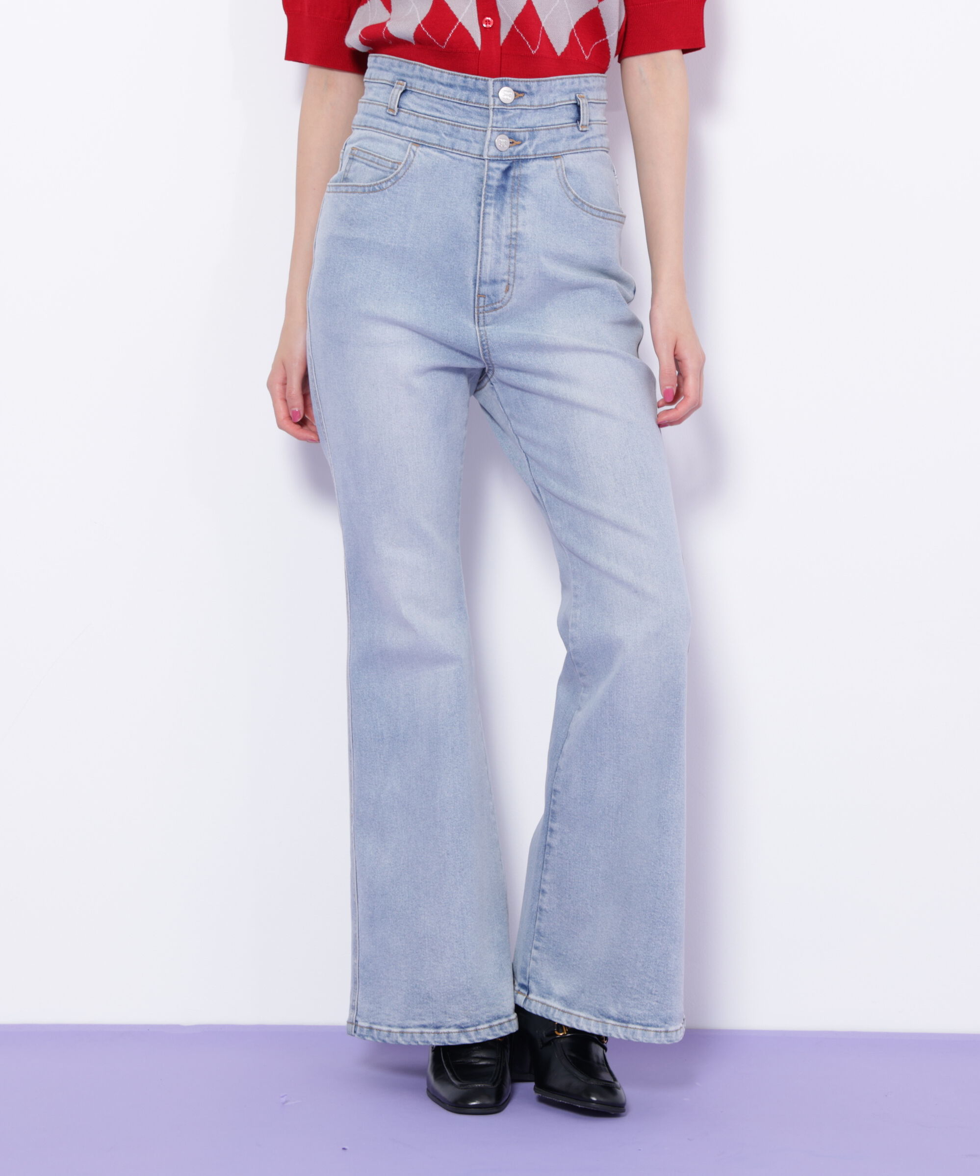  「フレアデニムパンツ」|その他|