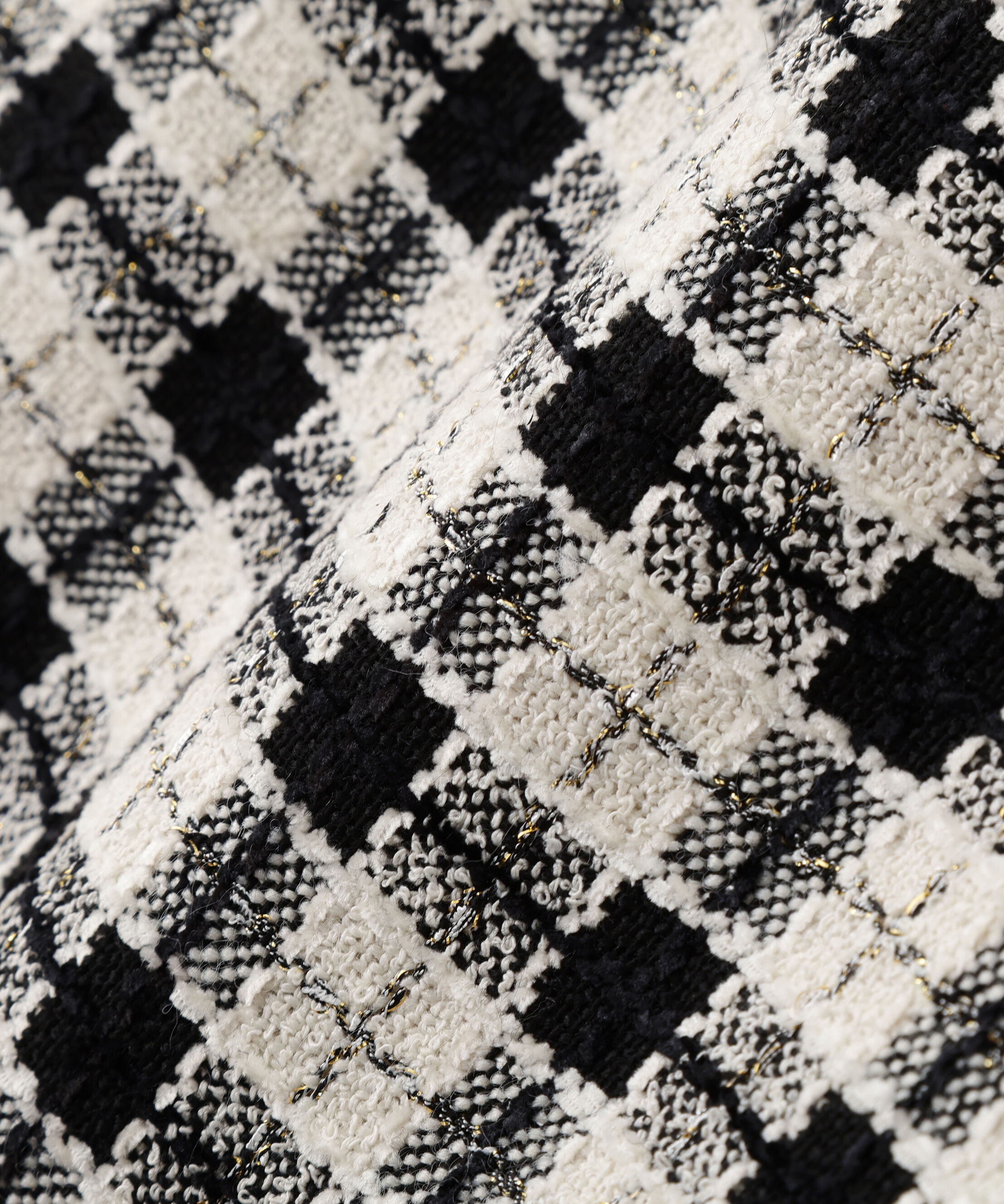  「ブロックチェックツィードミニスカート」|スカート|