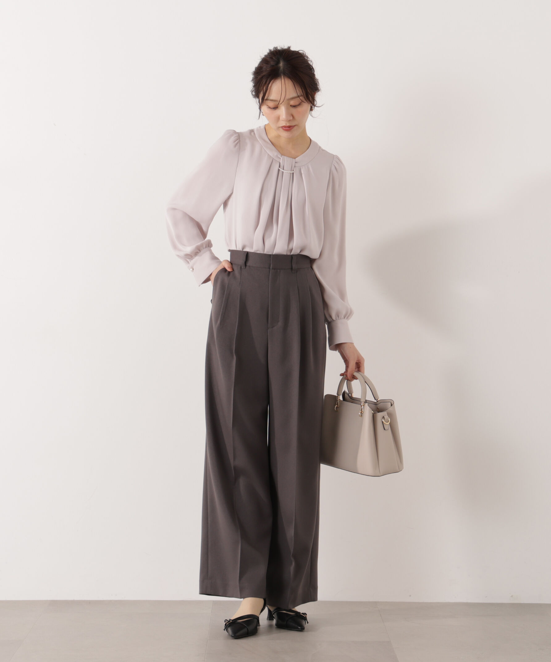 PROPORTION BODY DRESSING「2タックワイドパンツ 26SS」|その他|