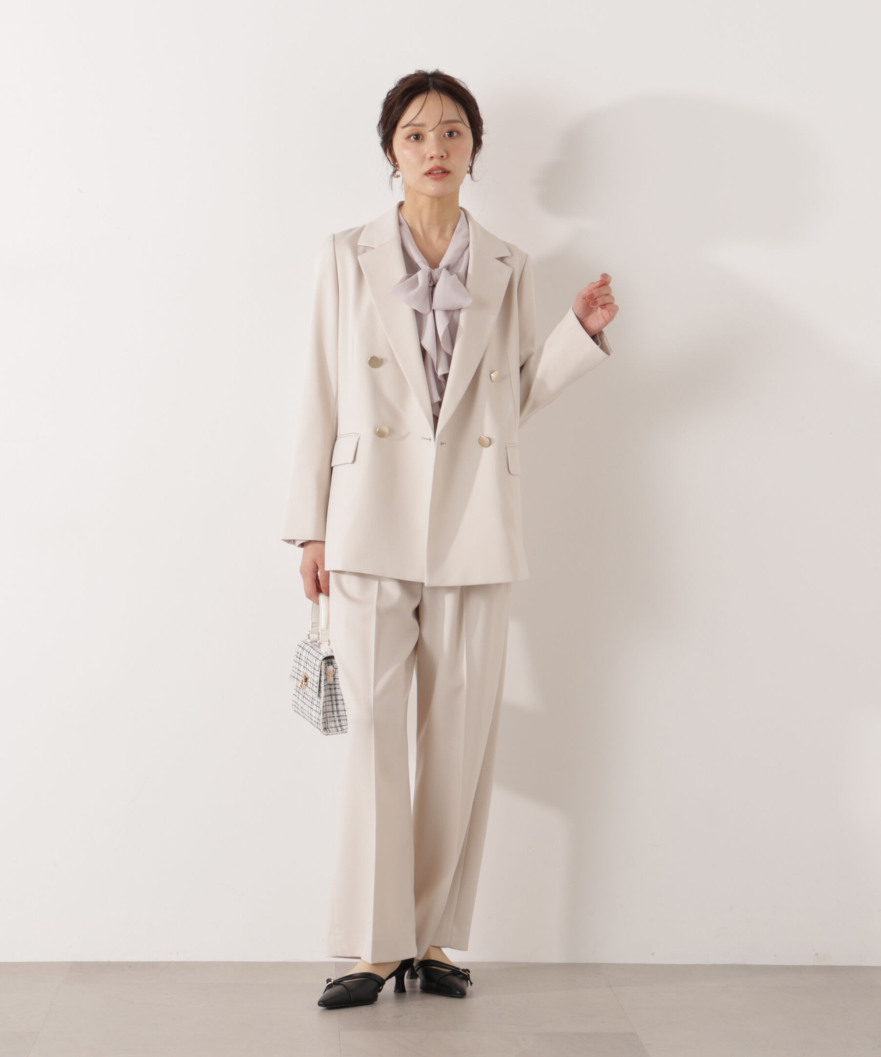 PROPORTION BODY DRESSING「2タックワイドパンツ 26SS」|その他|
