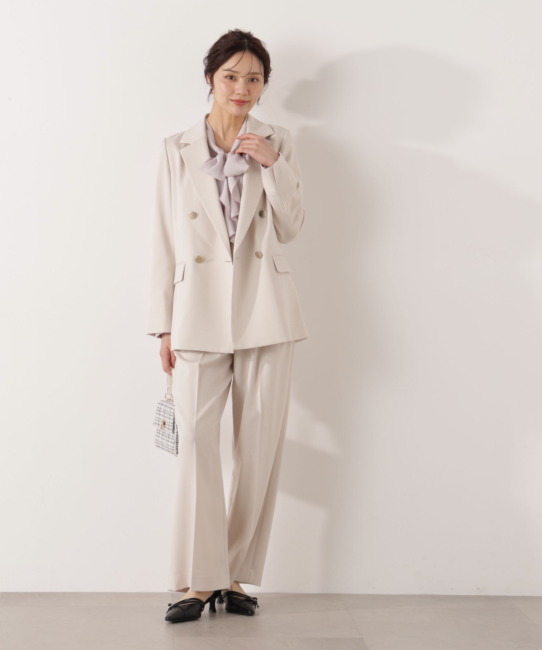 PROPORTION BODY DRESSING「2タックワイドパンツ 26SS」|その他|