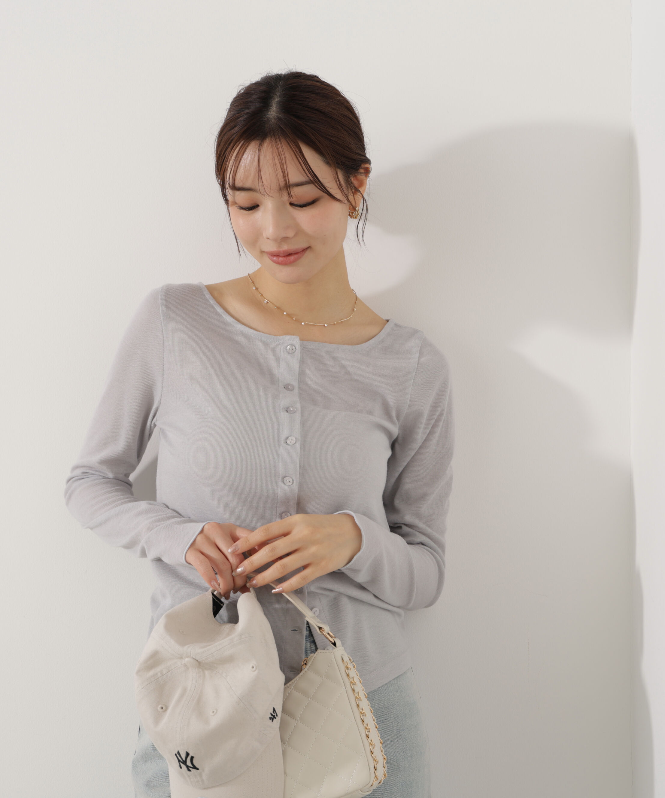 PROPORTION BODY DRESSING「〈a/mie〉シアーカットソー　26SS」|Tシャツ・カットソー|