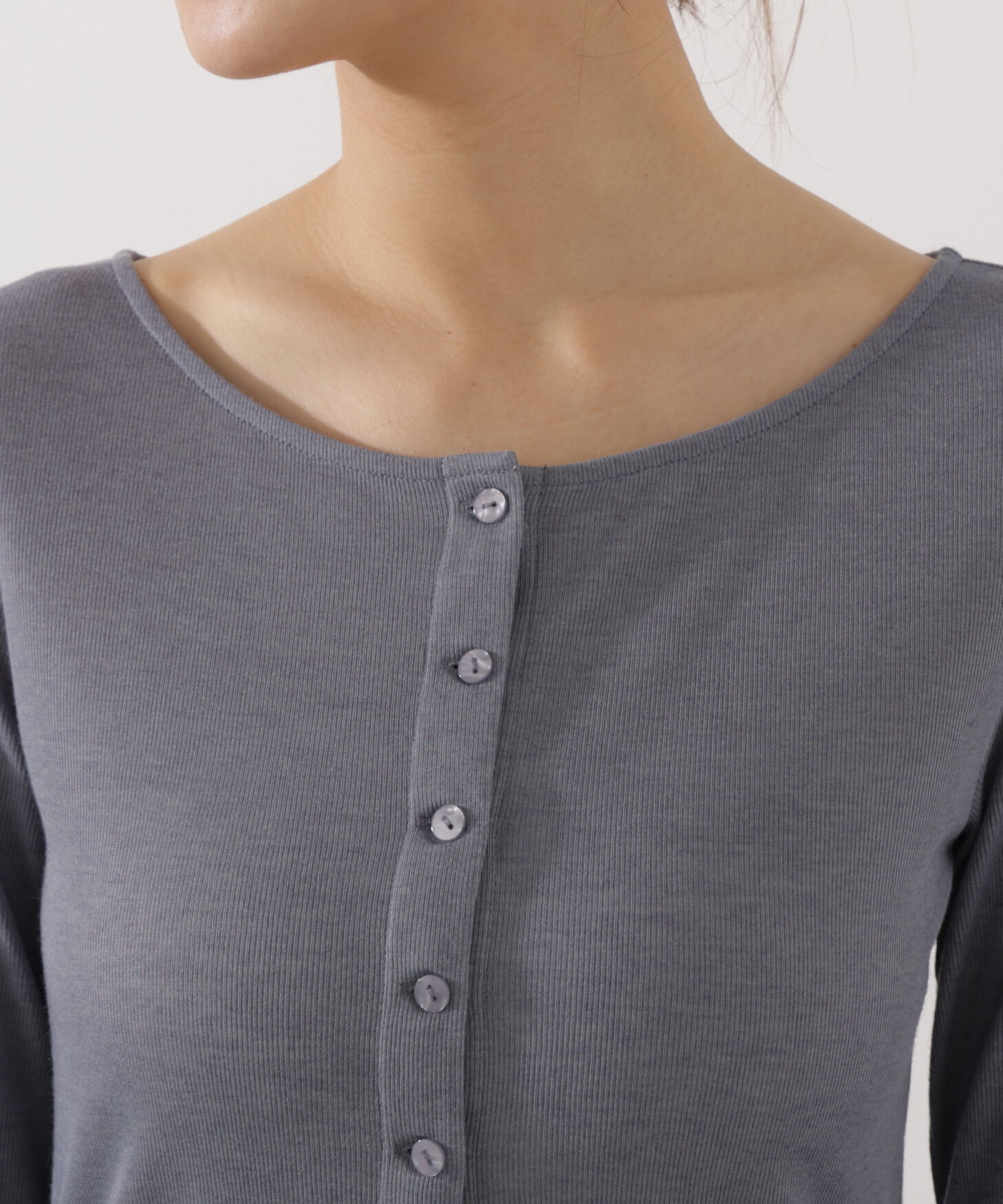 PROPORTION BODY DRESSING「〈a/mie〉シアーカットソー　26SS」|Tシャツ・カットソー|