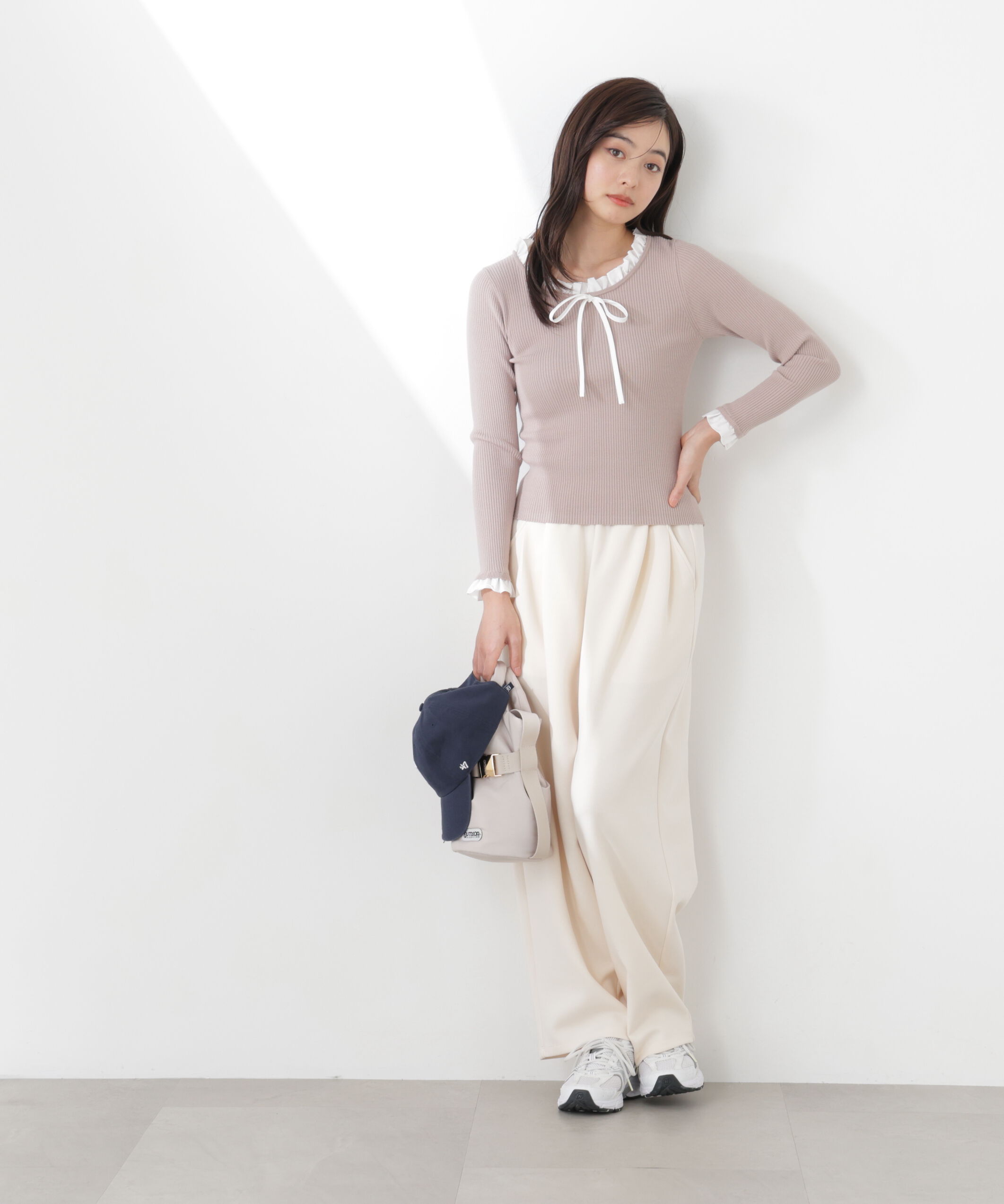 PROPORTION BODY DRESSING「〈a/mie〉カットイージータックパンツ　26SS」|その他|