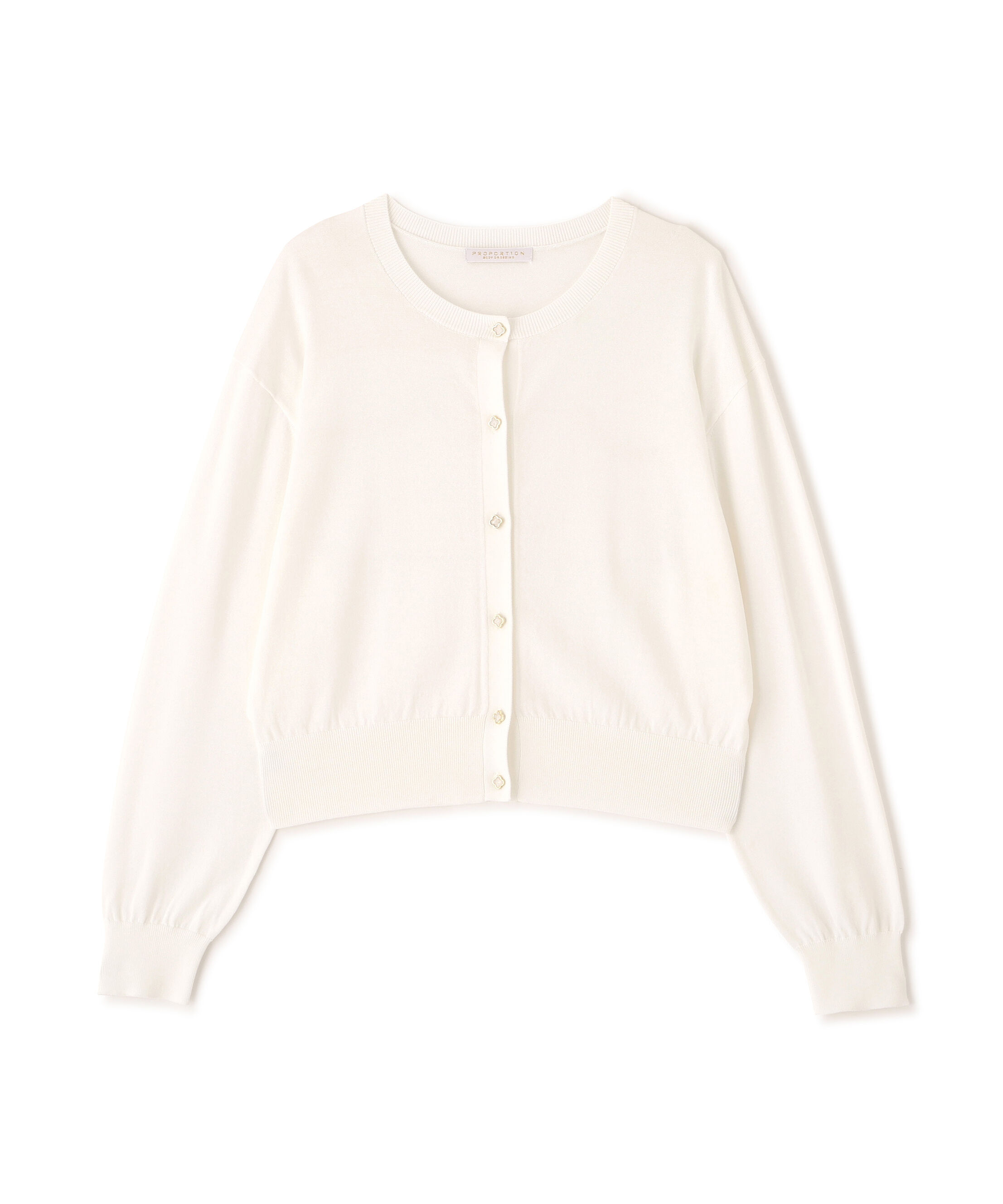 PROPORTION BODY DRESSING「＜ウォッシャブル/UV＞ベーシックカーディガン　26SS」|カーディガン|