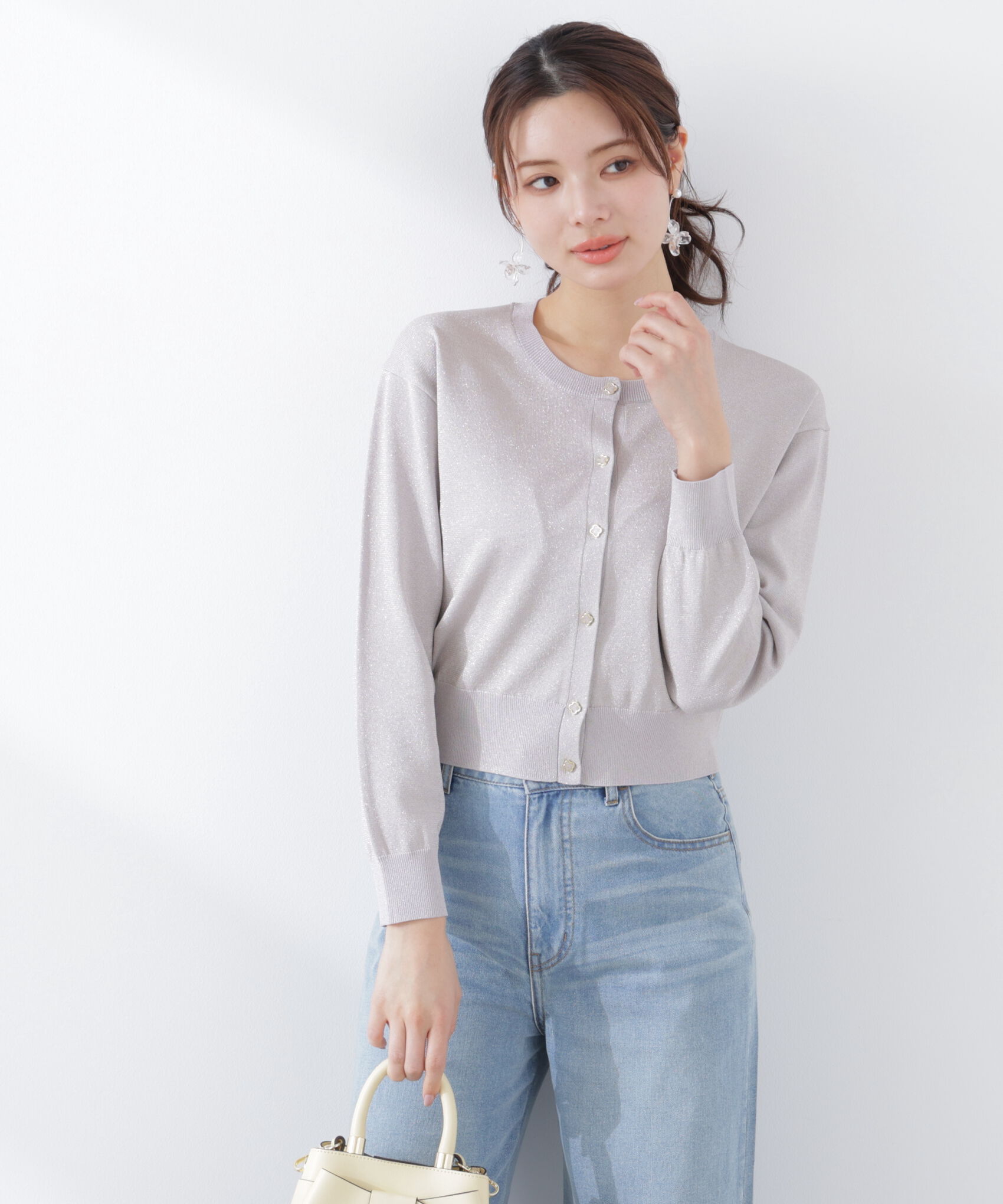 PROPORTION BODY DRESSING「＜ウォッシャブル/UV＞ベーシックカーディガン　26SS」|カーディガン|