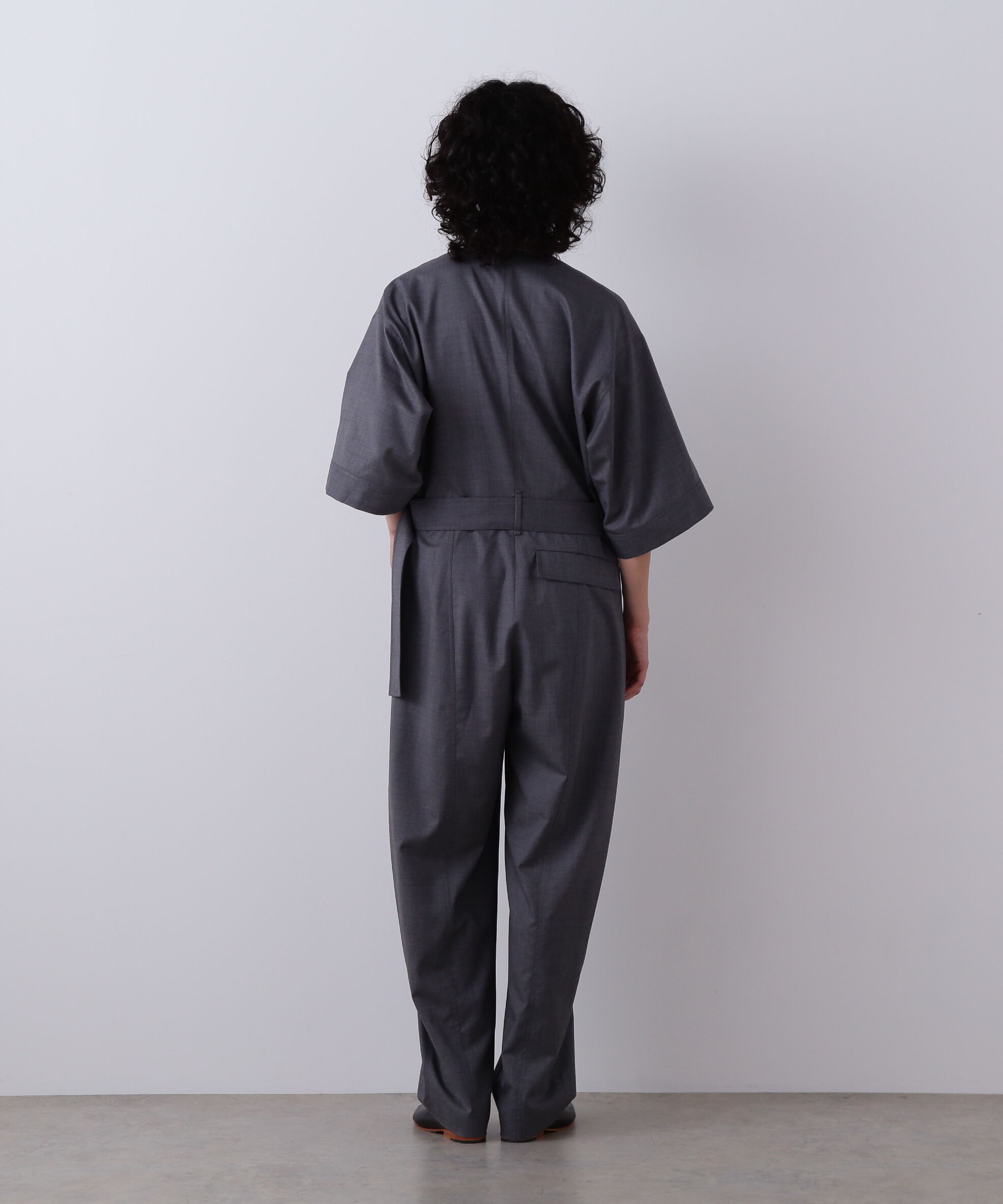 YLEVE 「YLEVE / SUPER120'S CHAMBRAY WOOL ALL IN ONE」|ワンピース|