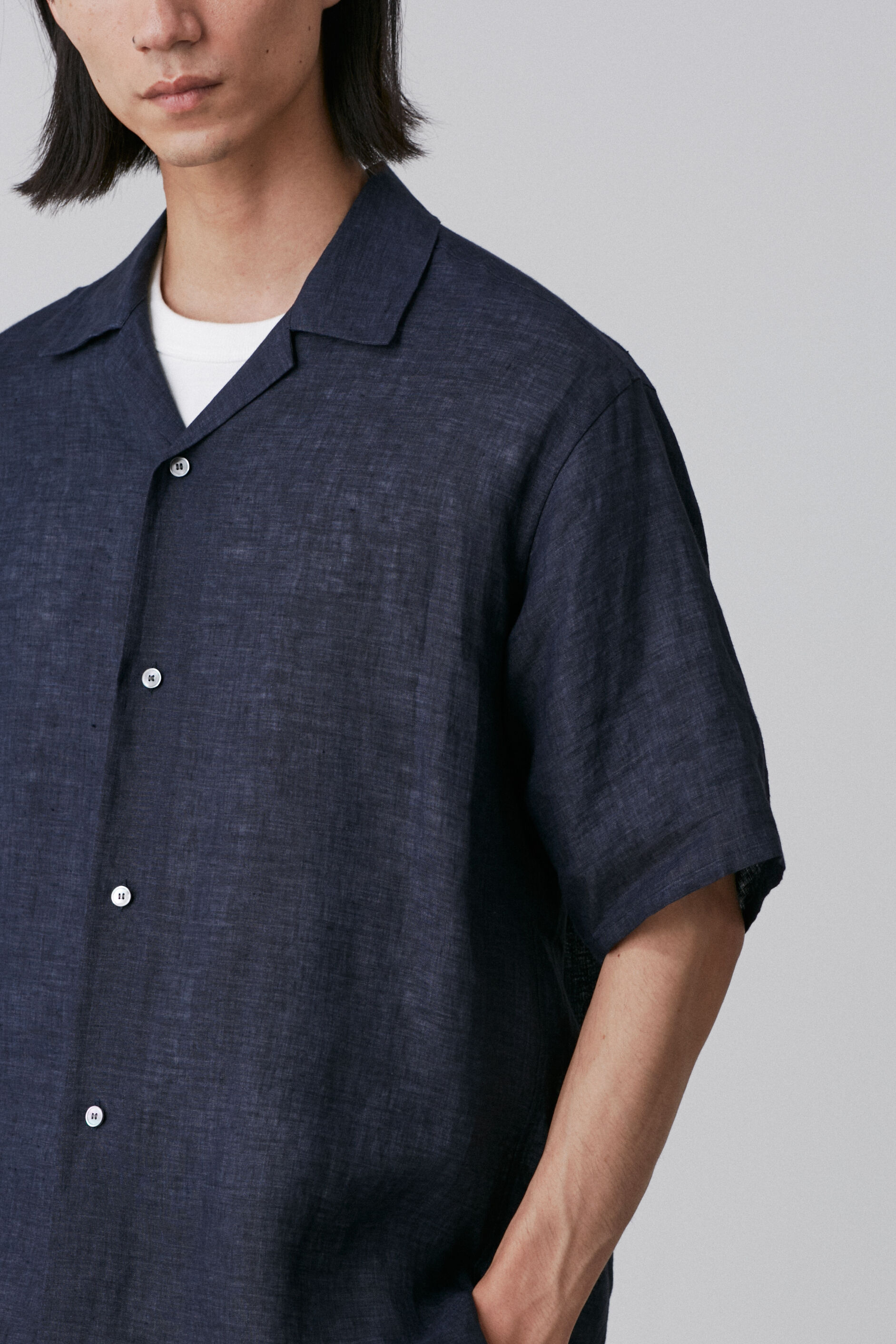 YLEVE 「YLEVE / LINEN POPLIN SHIRT」|シャツ・ブラウス|