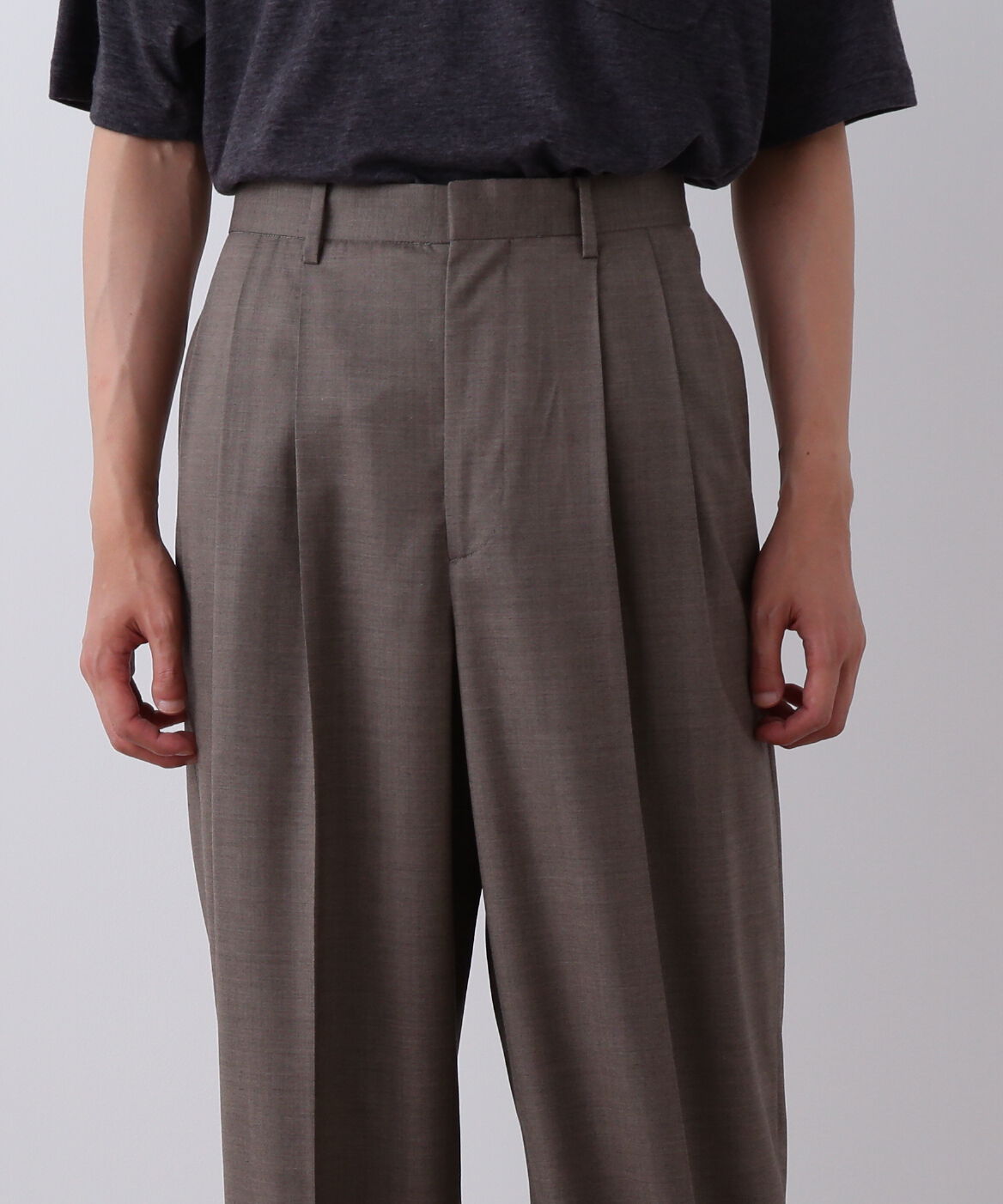 YLEVE 「YLEVE / SUPER120'S CHAMBRAY WOOL 3TACK TROUSERS」|その他|