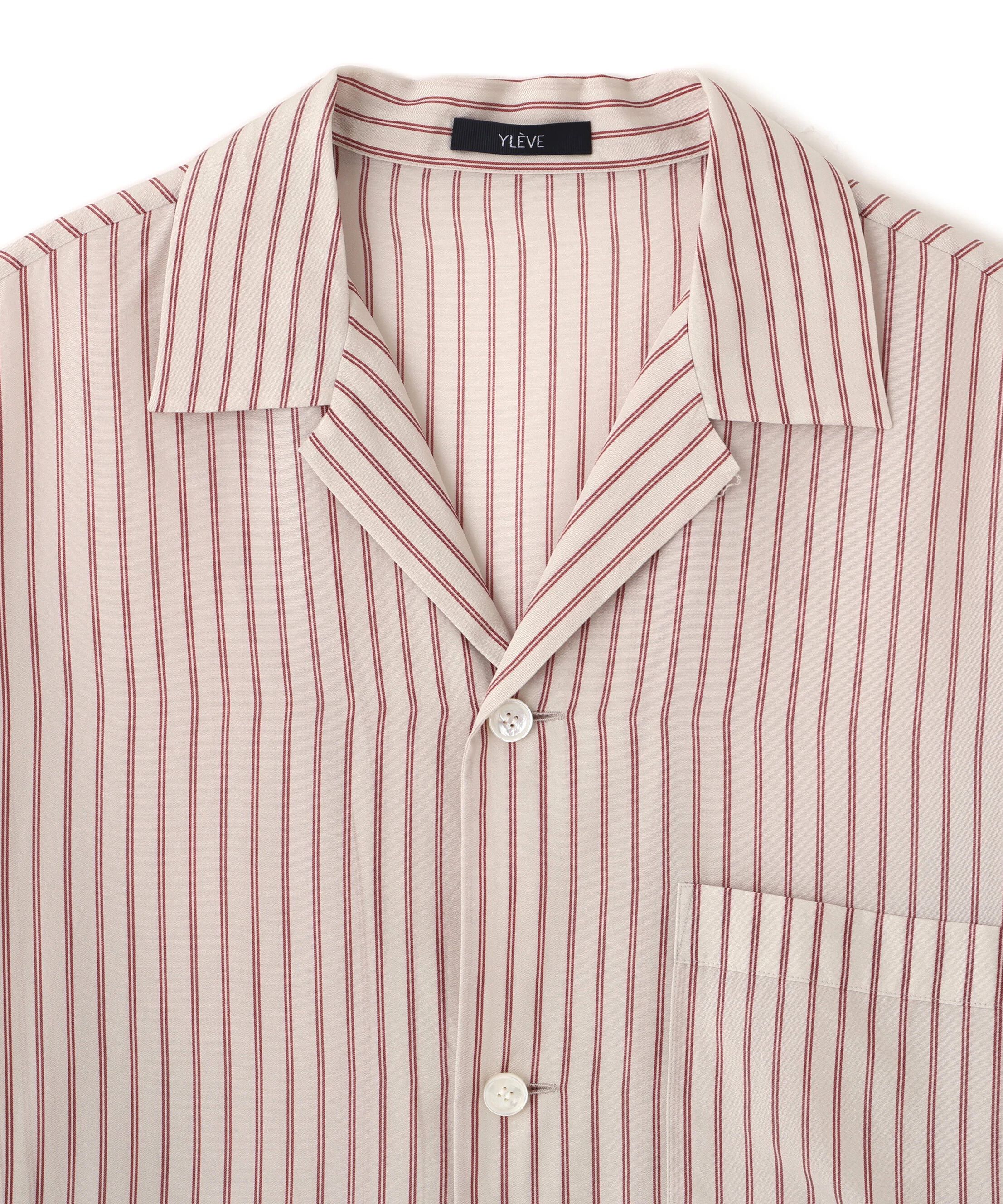 YLEVE 「YLEVE / ACETATE CUPRA STRIPE PAJAMA SHIRT」|シャツ・ブラウス|