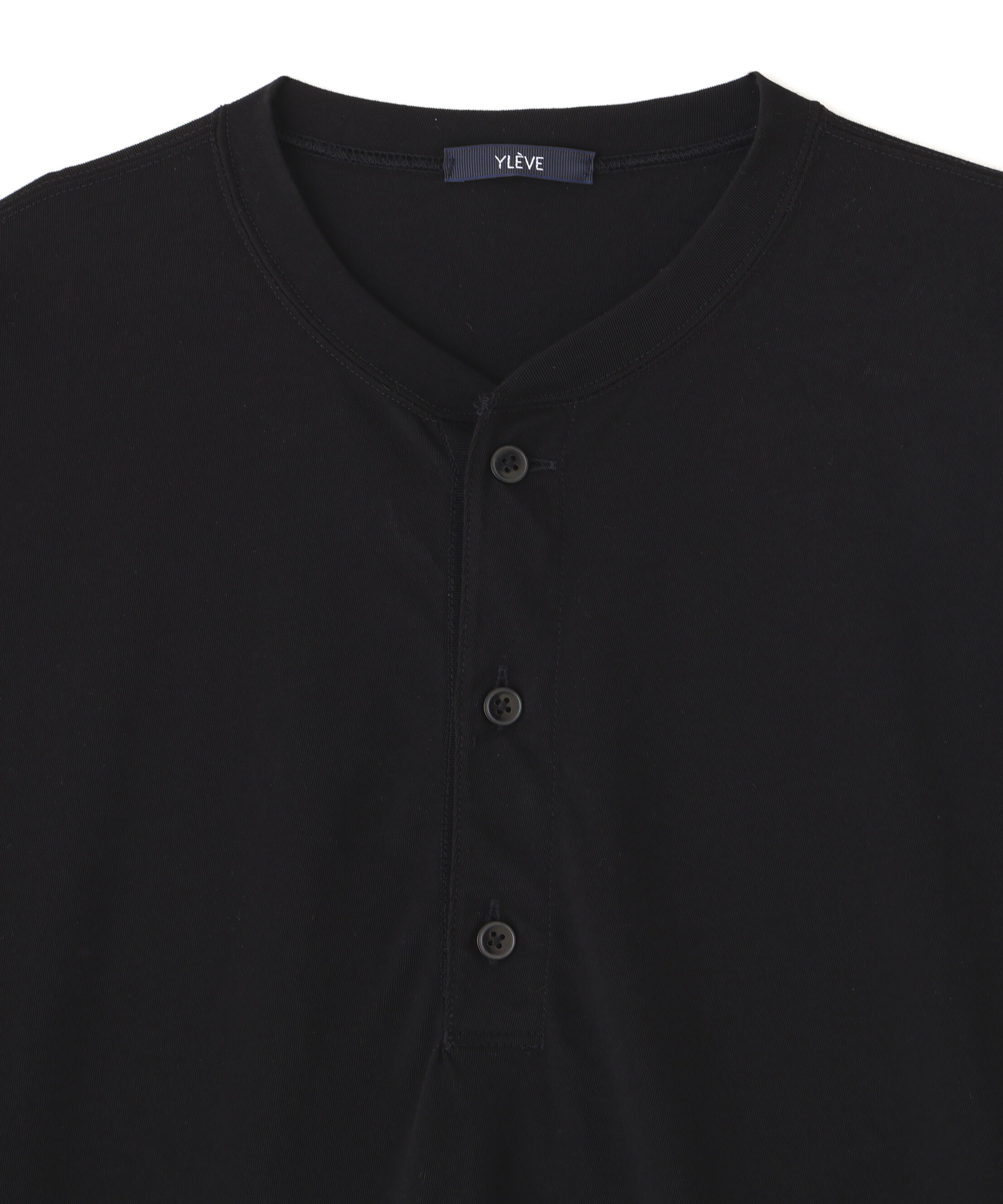 YLEVE 「YLEVE / COTTON HIGH-TWISTED JERSEY HENRY NECK T-SHIRT」|Tシャツ・カットソー|