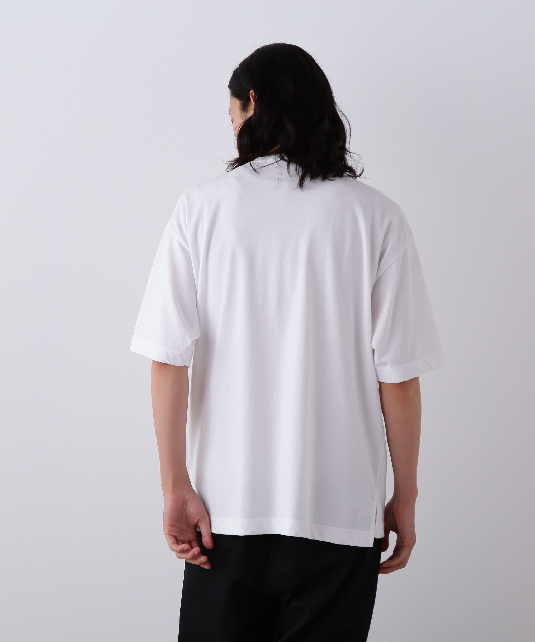 YLEVE 「YLEVE / COTTON HIGH-TWISTED JERSEY HENRY NECK T-SHIRT」|Tシャツ・カットソー|