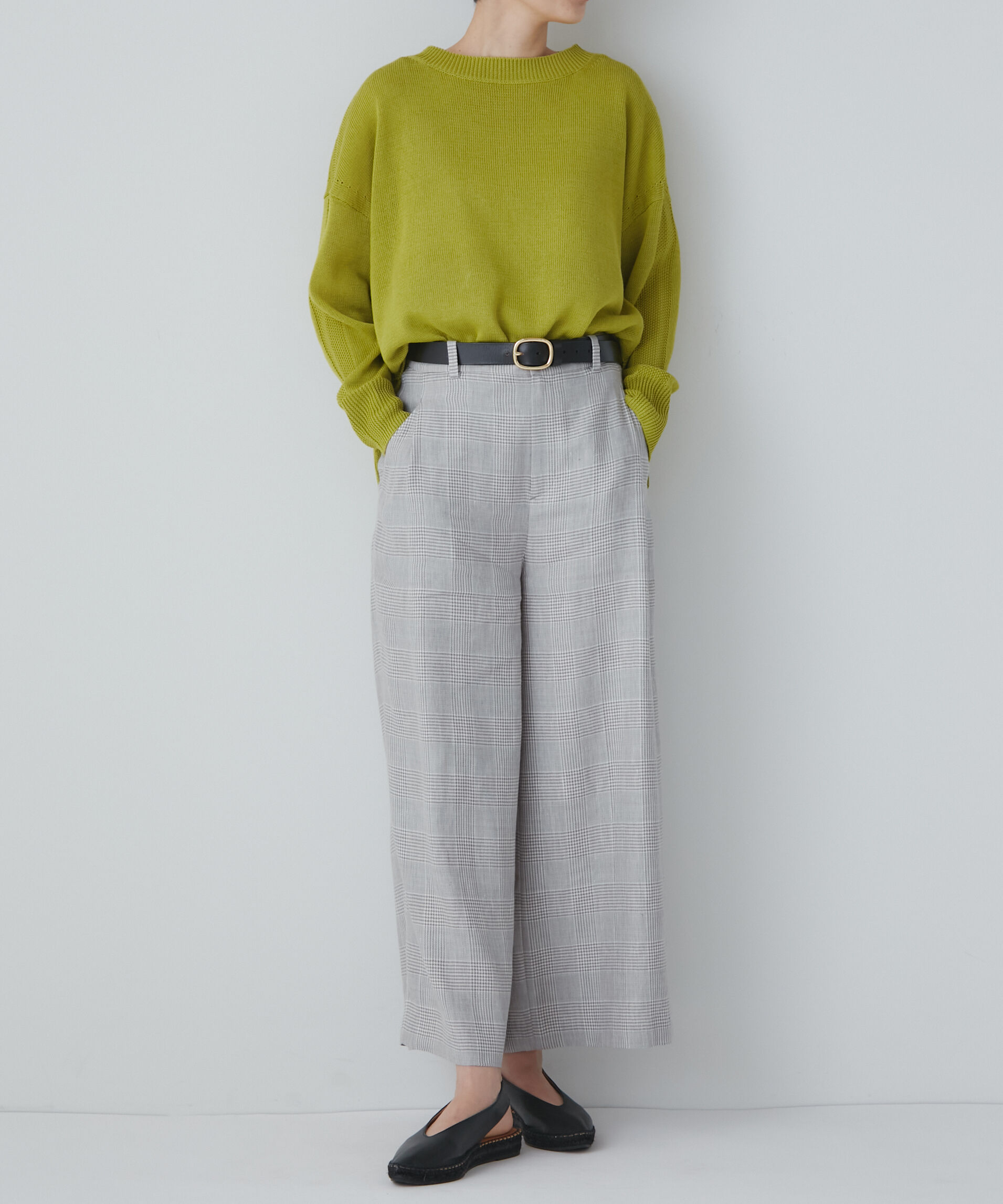  「◆ＰＥレーヨンリネンセミワイドパンツ」|その他|