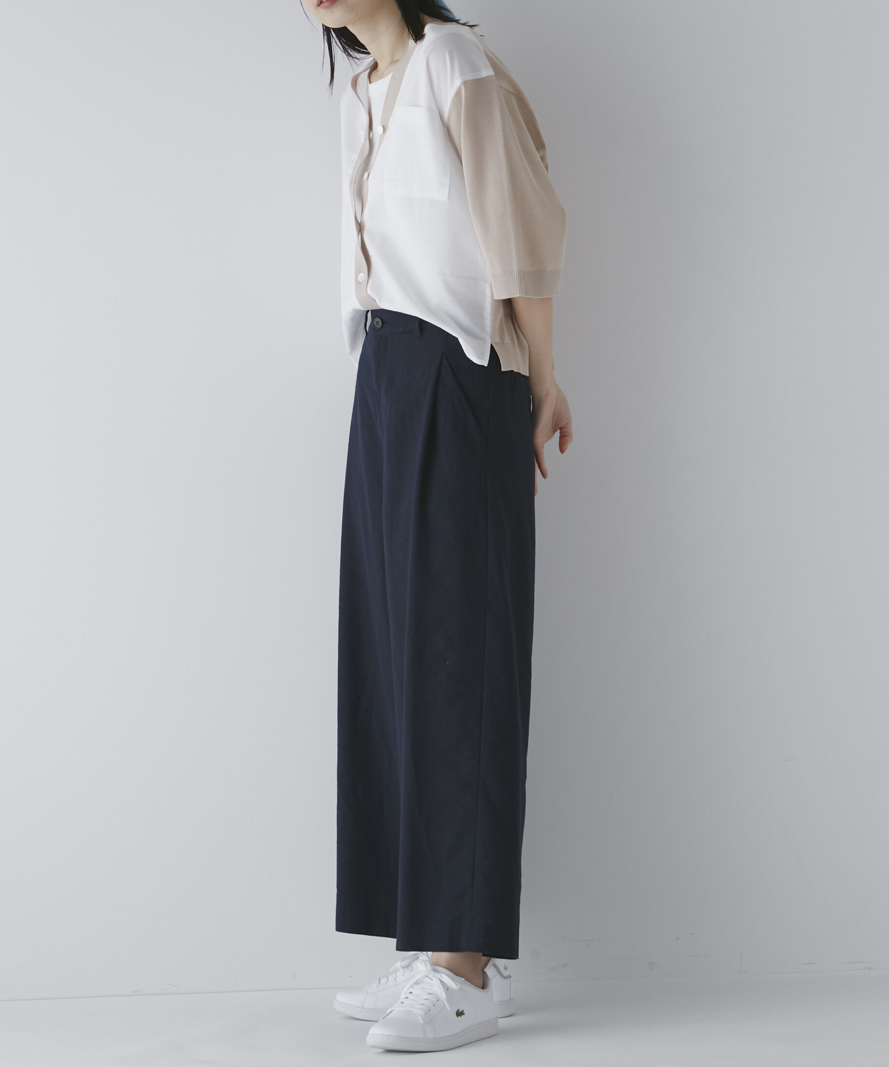  「◆ＰＥレーヨンリネンセミワイドパンツ」|その他|