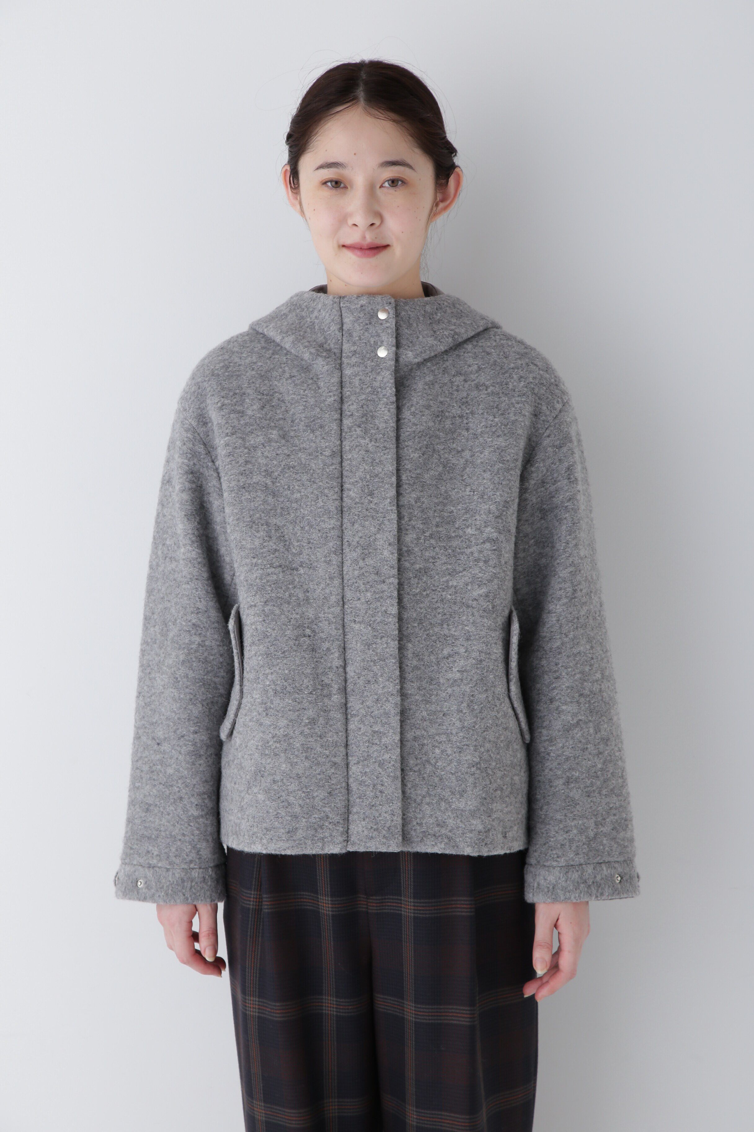  「◆スライバーフードブルゾン」|ブルゾン・スタジャン|