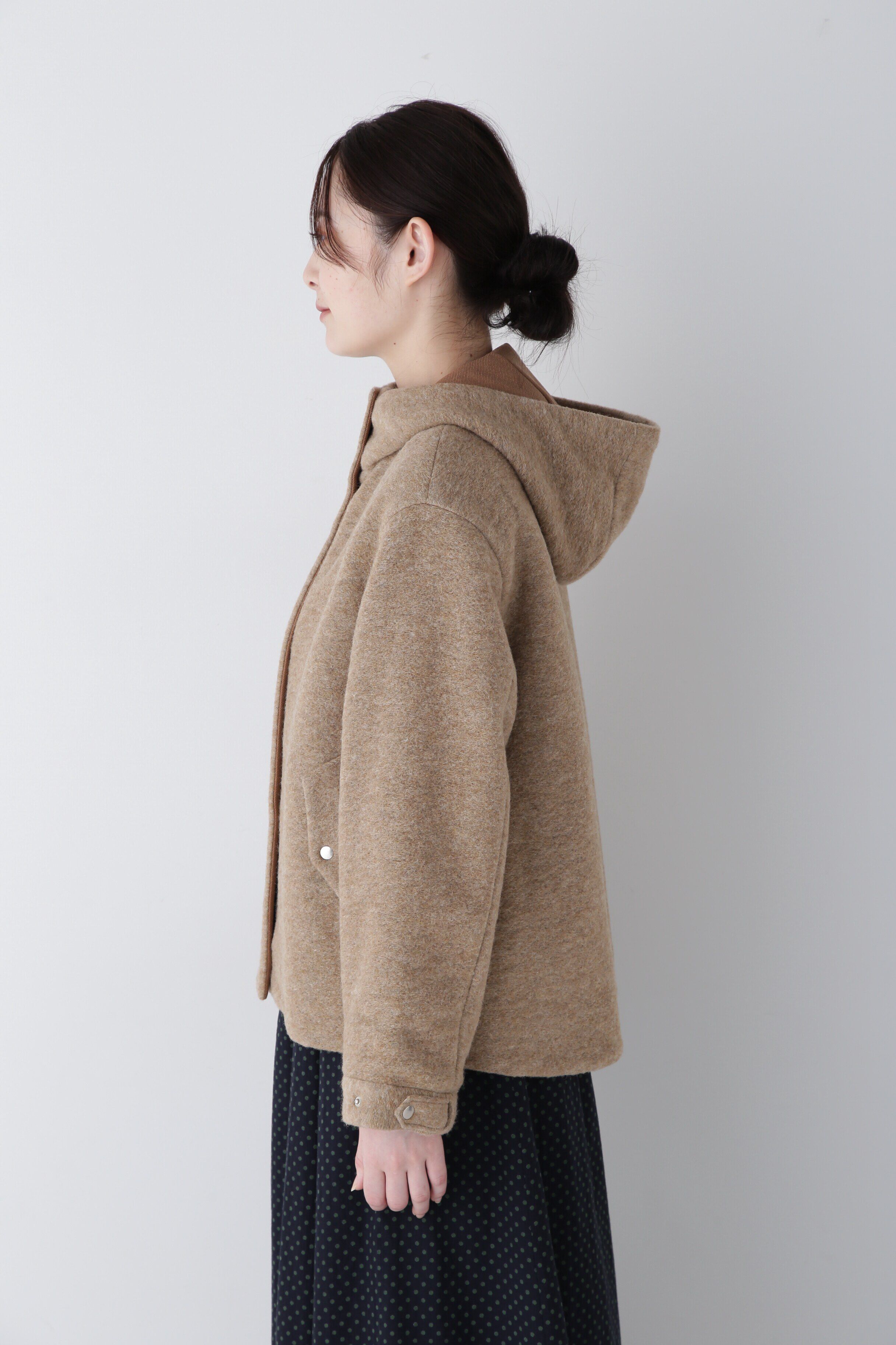  「◆スライバーフードブルゾン」|ブルゾン・スタジャン|