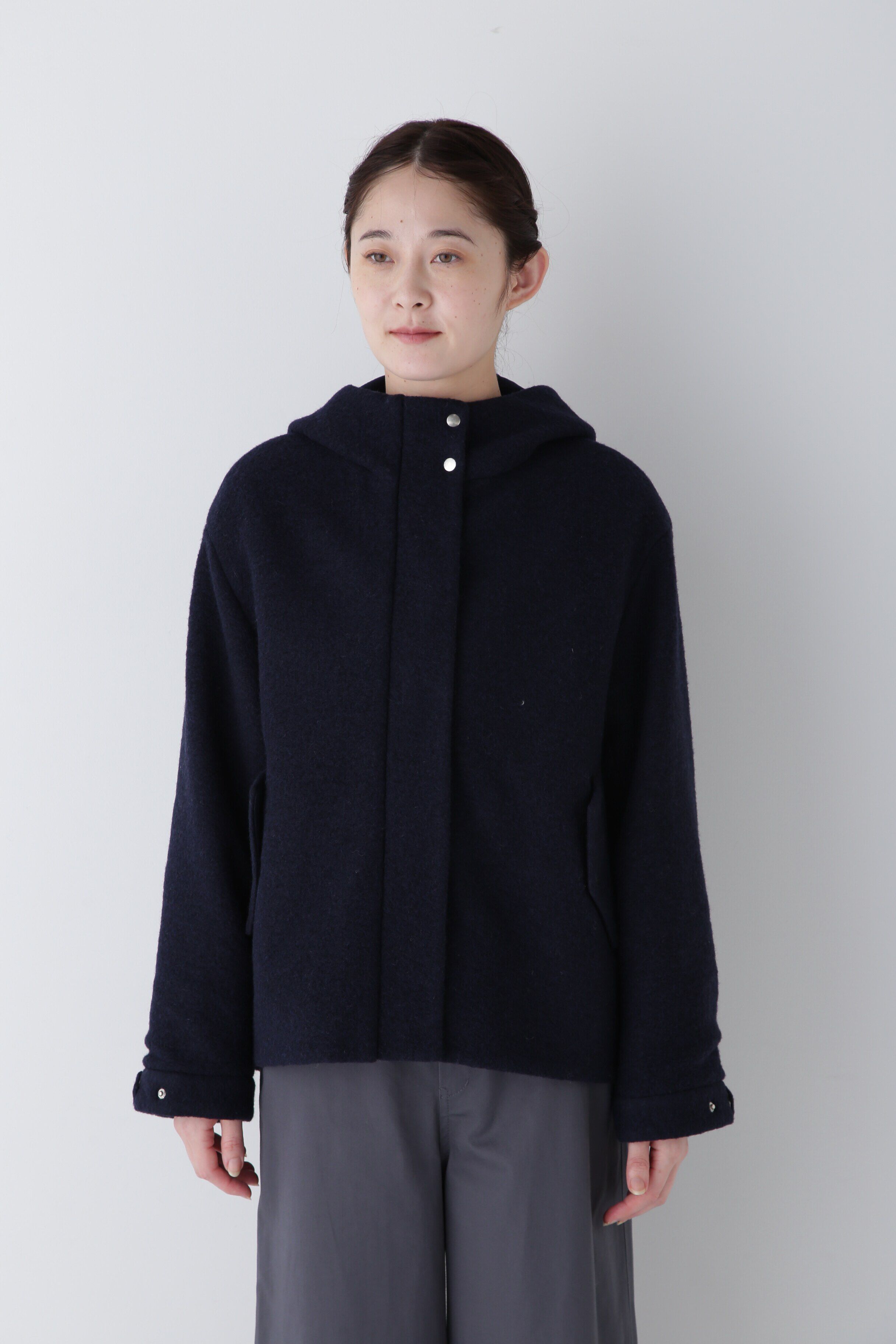  「◆スライバーフードブルゾン」|ブルゾン・スタジャン|