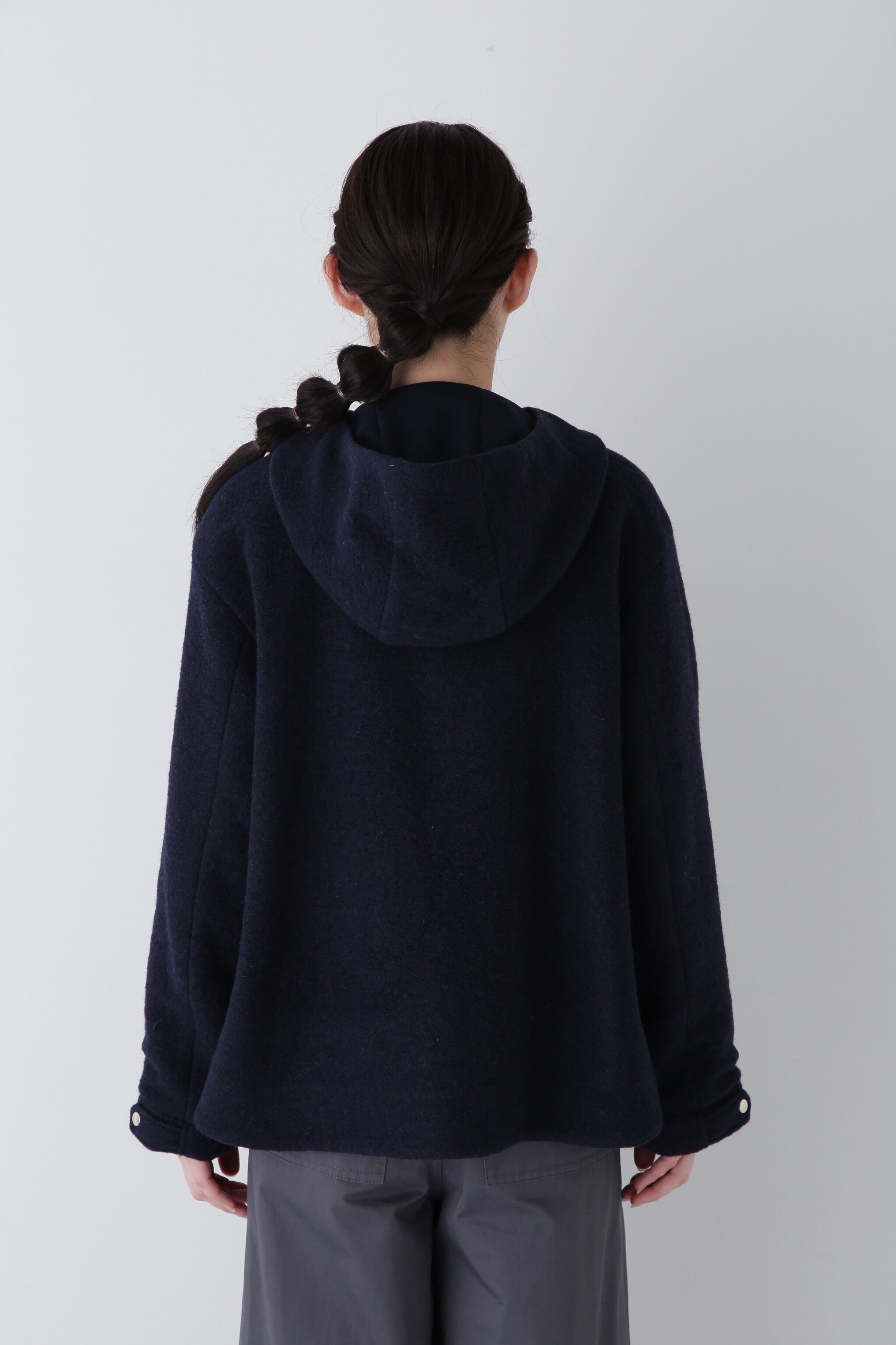  「◆スライバーフードブルゾン」|ブルゾン・スタジャン|