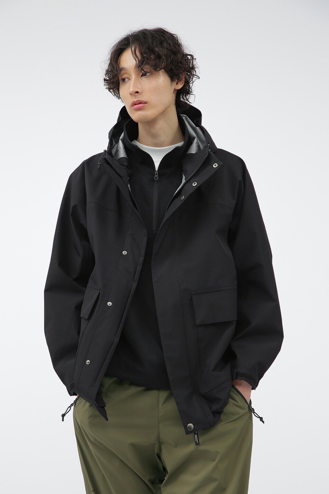 MARGARET HOWELL「GORE-TEX  POLYESTER POPLIN」|その他|BLACK