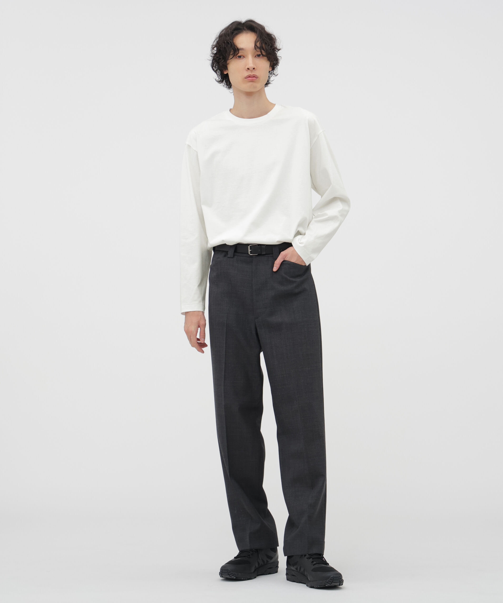 MARGARET HOWELL「PLAIN COTTON JERSEY TOP」|Tシャツ・カットソー|