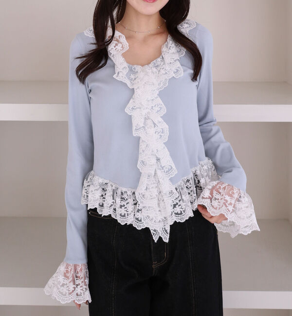 archives「ドッキングレースフリルカットＴＯＰＳ」|Tシャツ・カットソー|