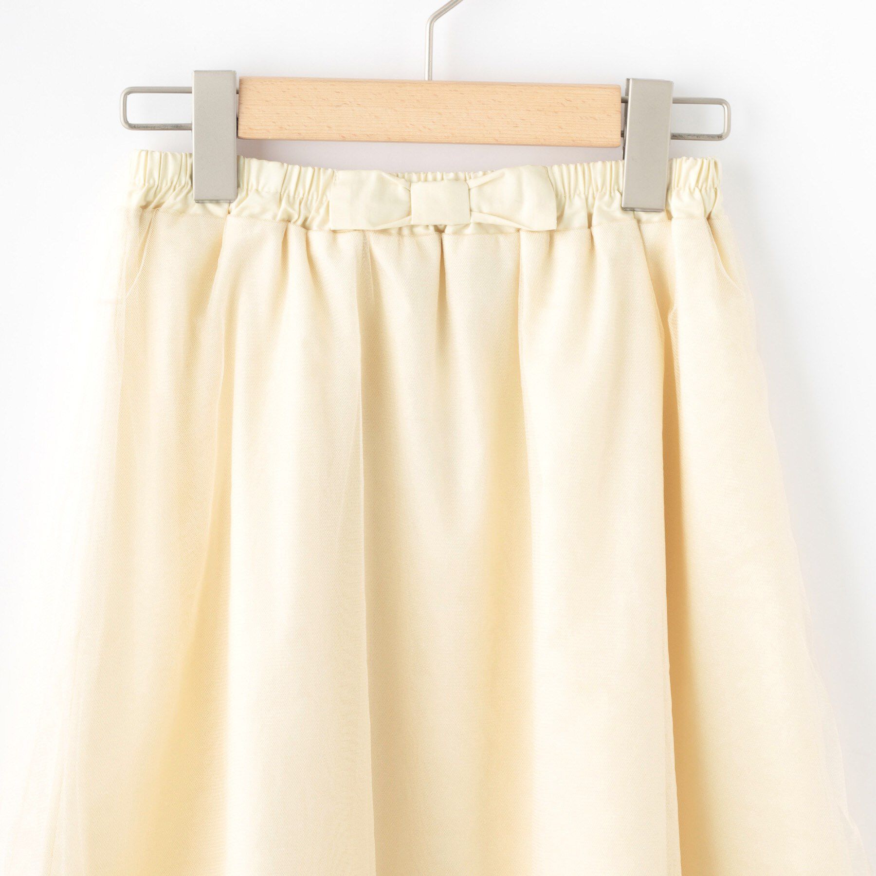 SHOO･LA･RUE「【100-140cm/プチセレ】ラメチュールスカート」|スカート|