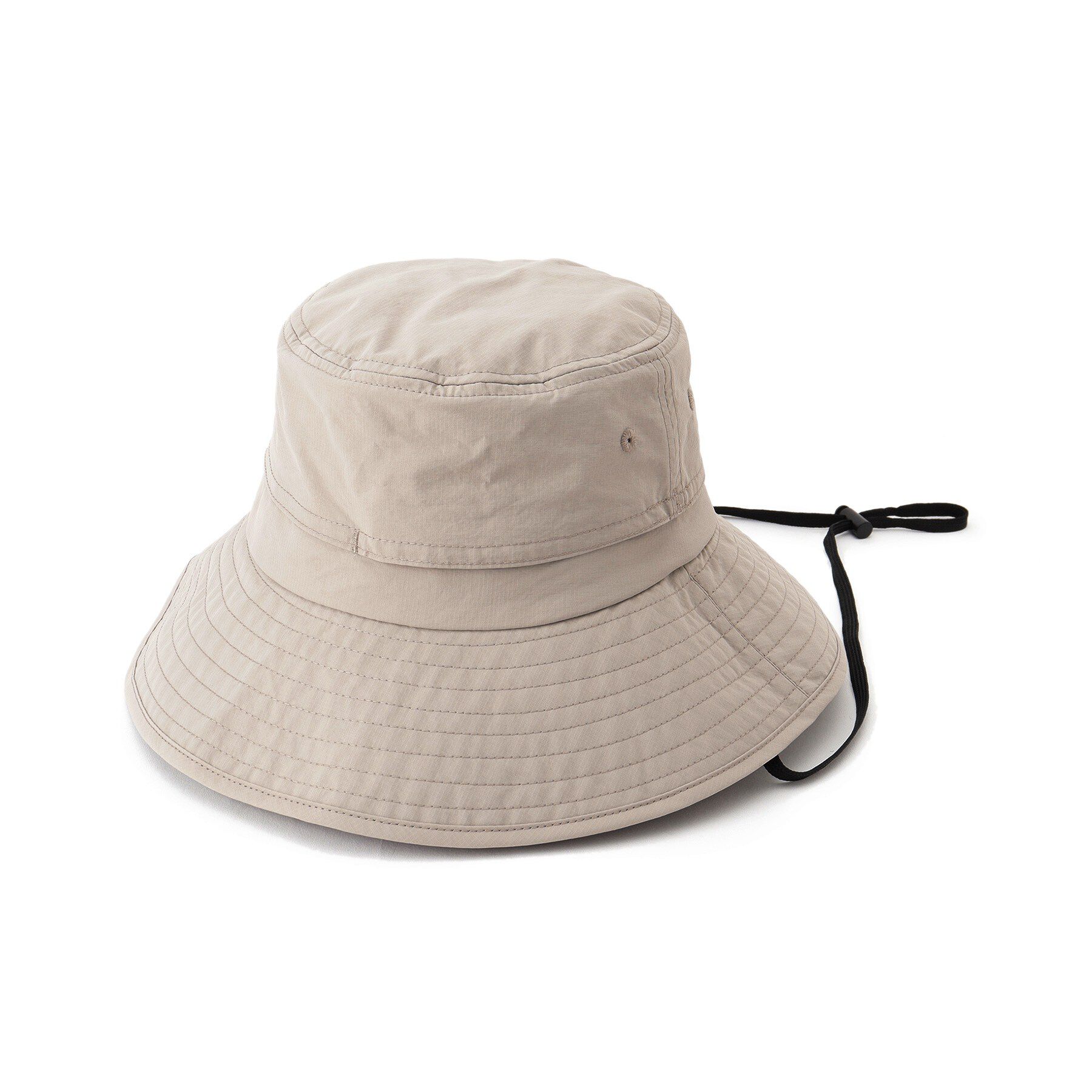 SHOO･LA･RUE「【UVカット／撥水】シェード付きベンチレーションハット」|ハット|グレージュ(050)