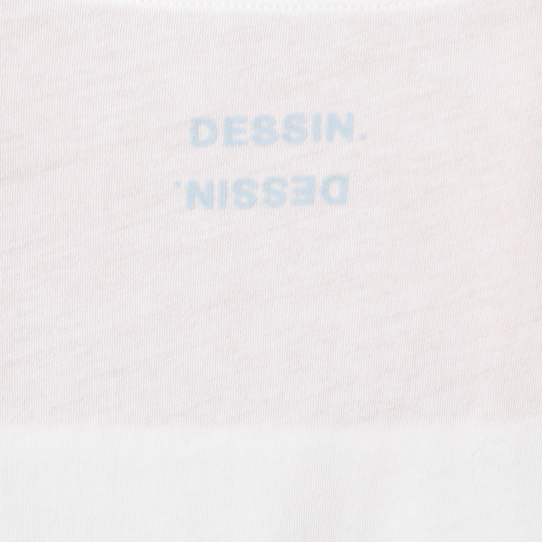 Dessin「【洗える】クルーネックシースルーロンT」|Tシャツ・カットソー|