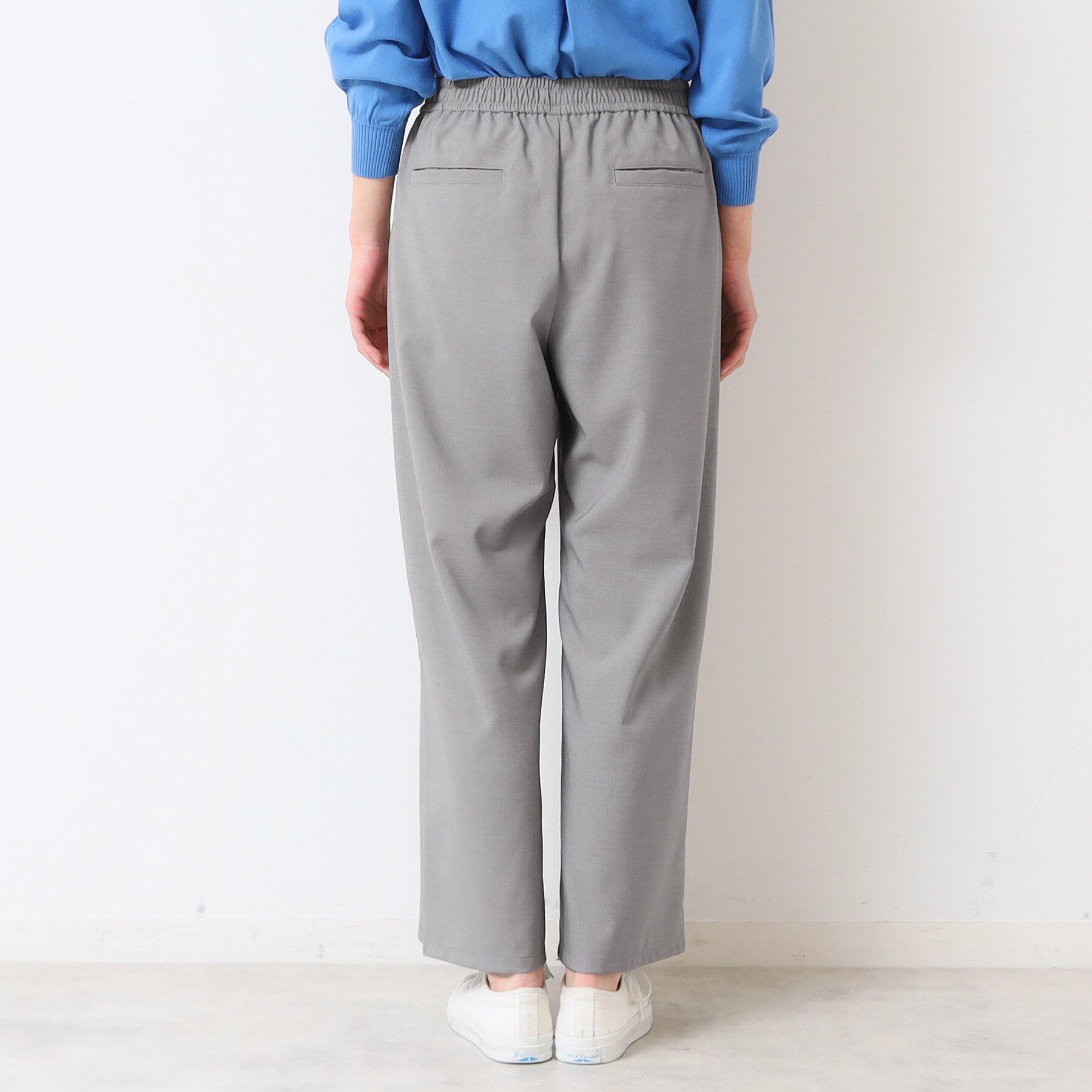 Dessin「【ウエストゴム・洗える】ドロストリラックスパンツ（XS～L）」|その他|