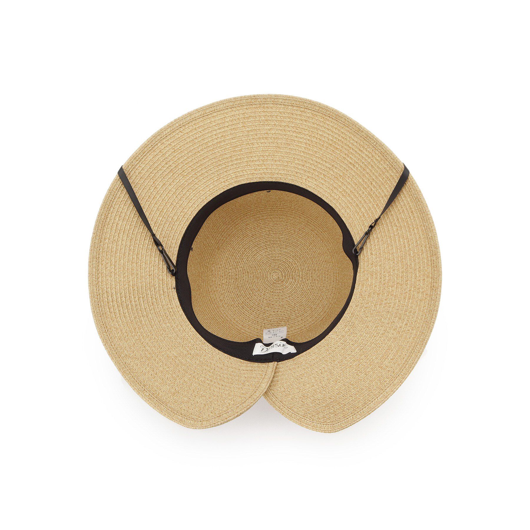 Dessin「【UVカット・洗える】グログランリボンハット」|ハット|